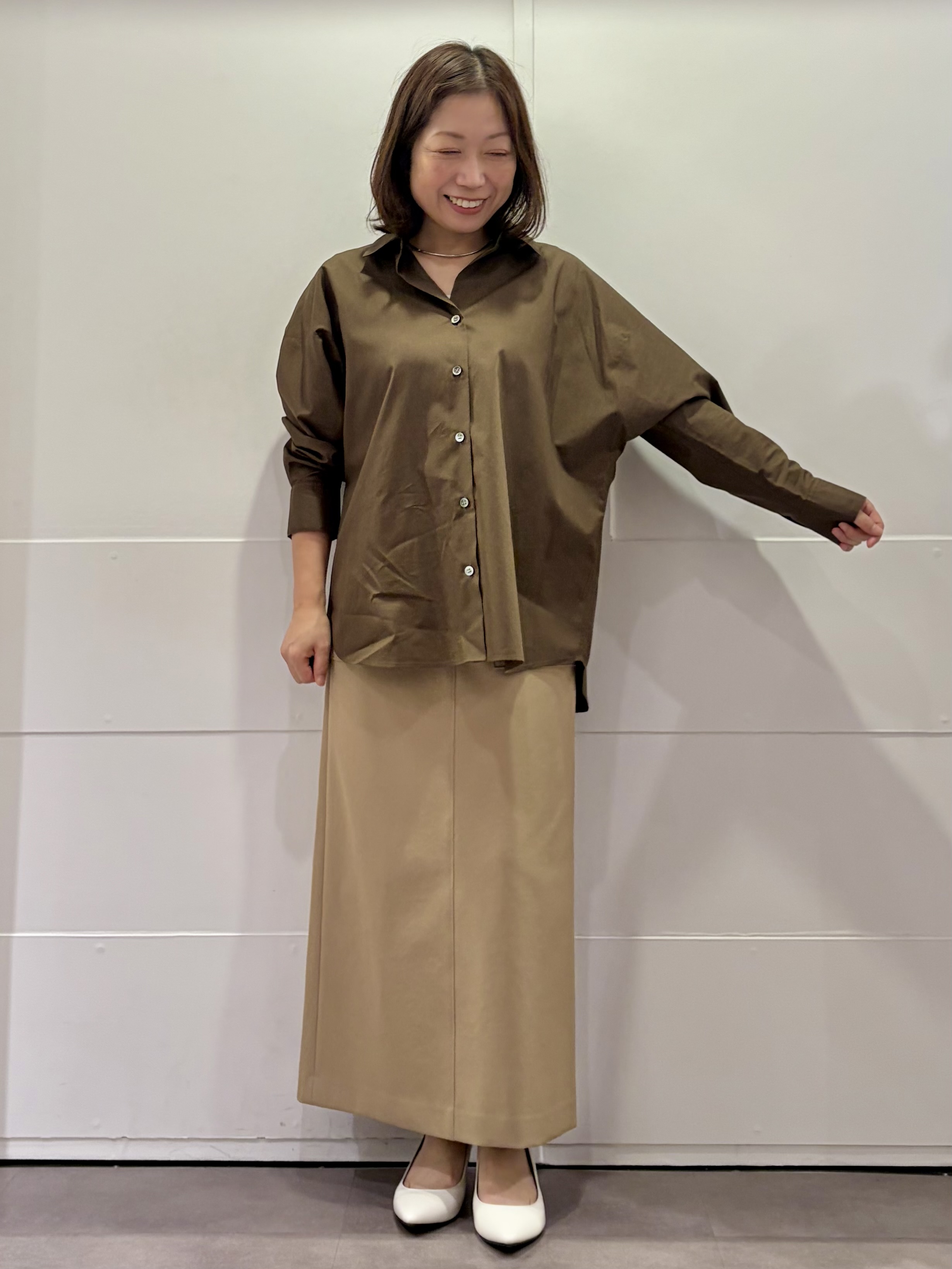 TOKOさんの「UNTITLED｜コットンドルマンシャツ」を使ったコーディネート