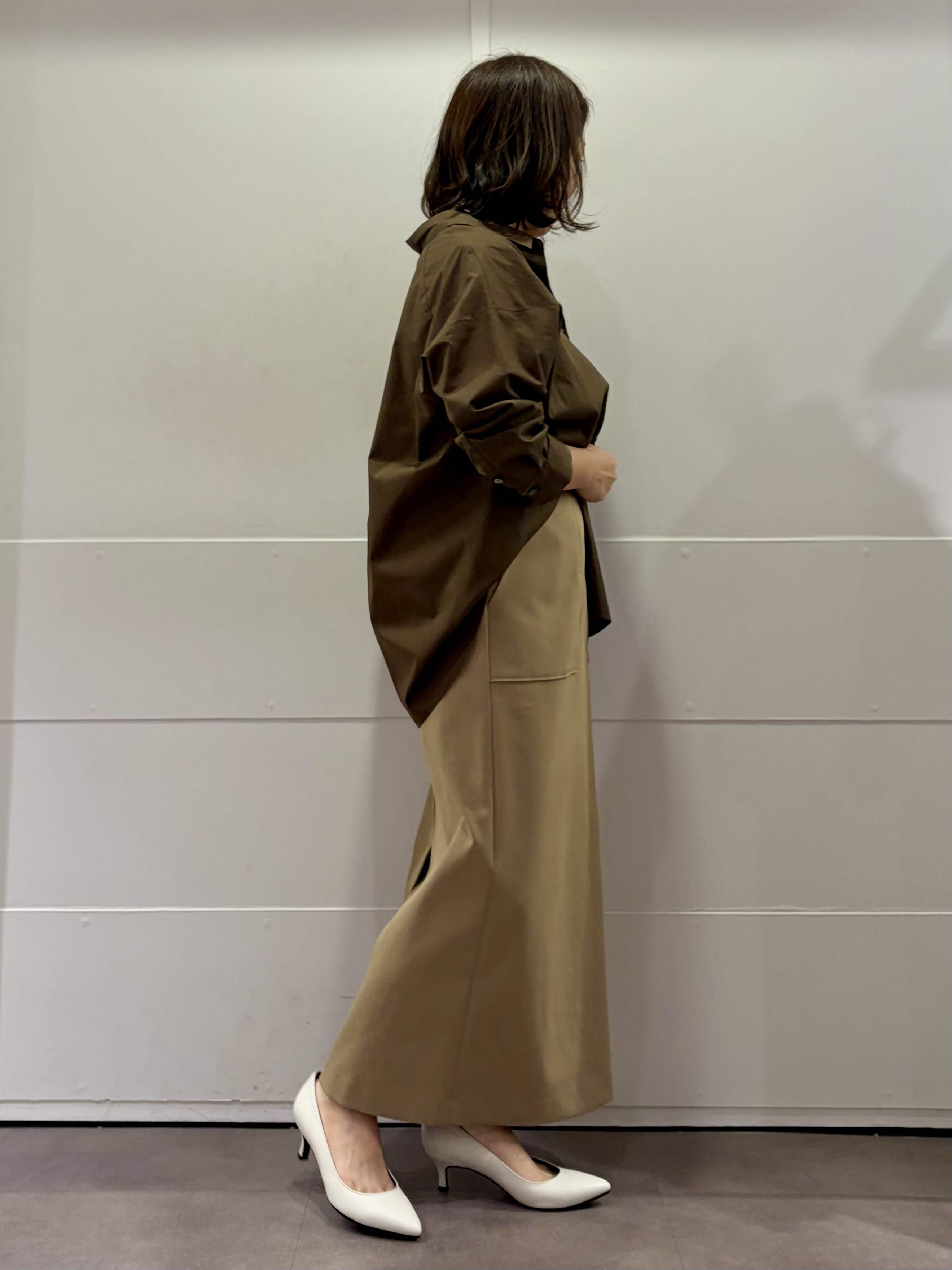 TOKOさんの「UNTITLED｜コットンドルマンシャツ」を使ったコーディネート