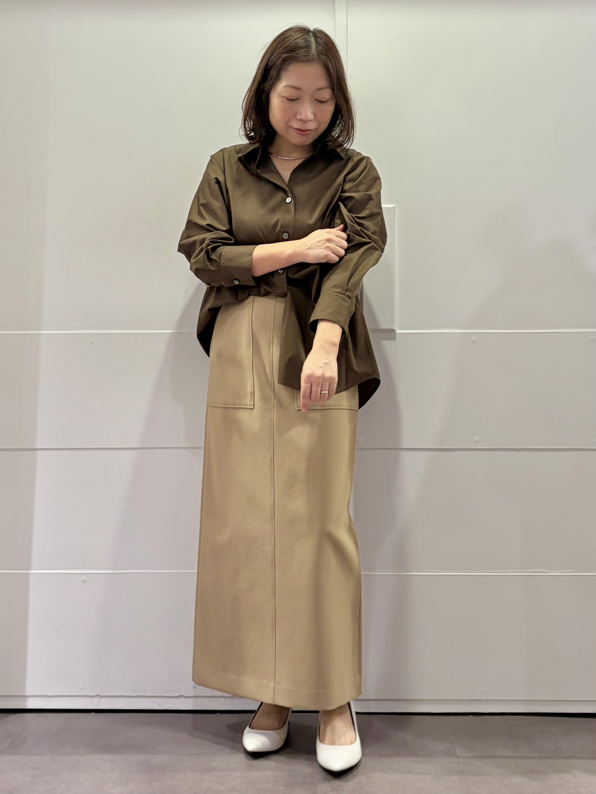 TOKOさんの「UNTITLED｜コットンドルマンシャツ」を使ったコーディネート