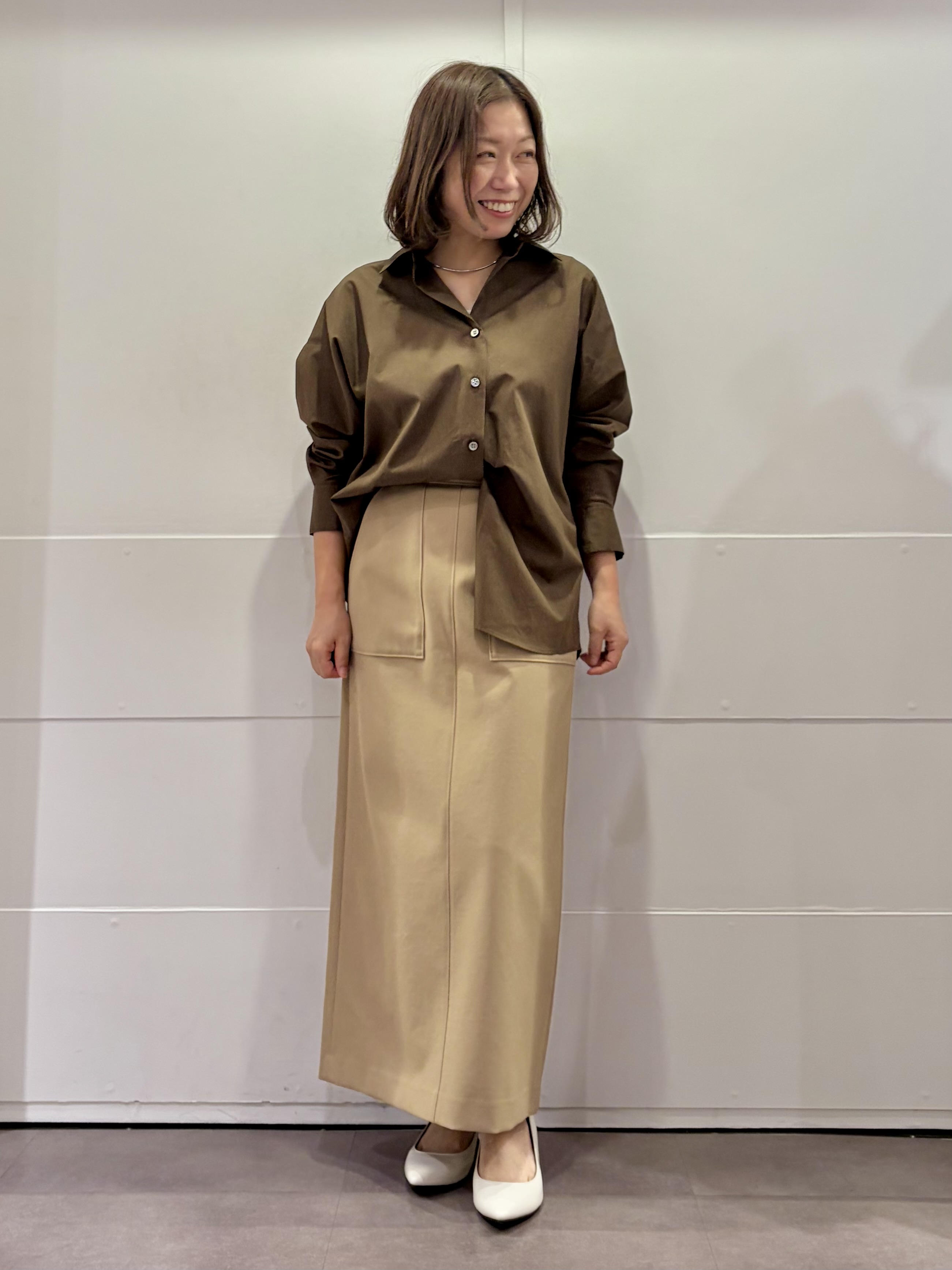 TOKOさんの「UNTITLED｜コットンドルマンシャツ」を使ったコーディネート