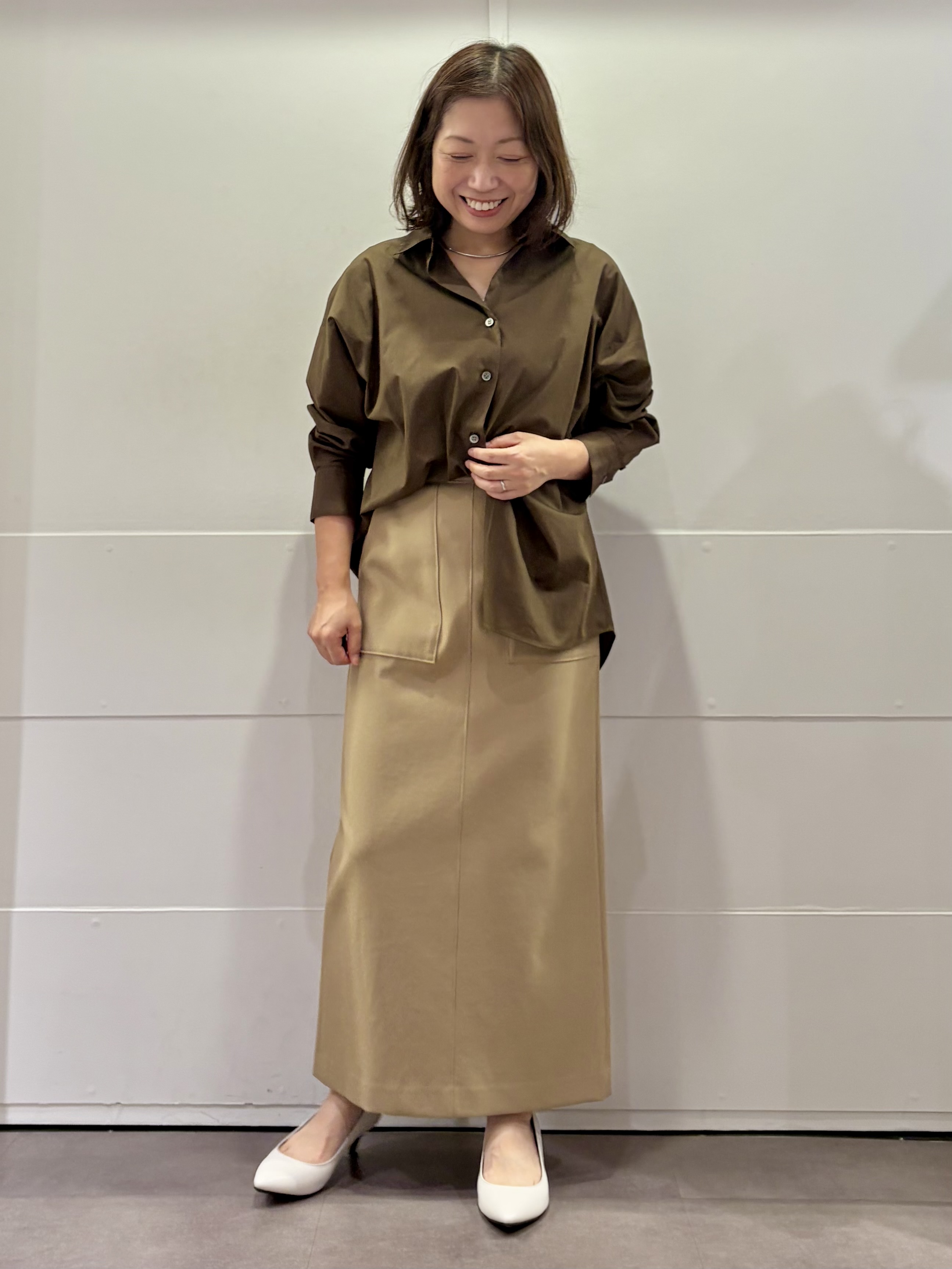 TOKOさんの「UNTITLED｜コットンドルマンシャツ」を使ったコーディネート