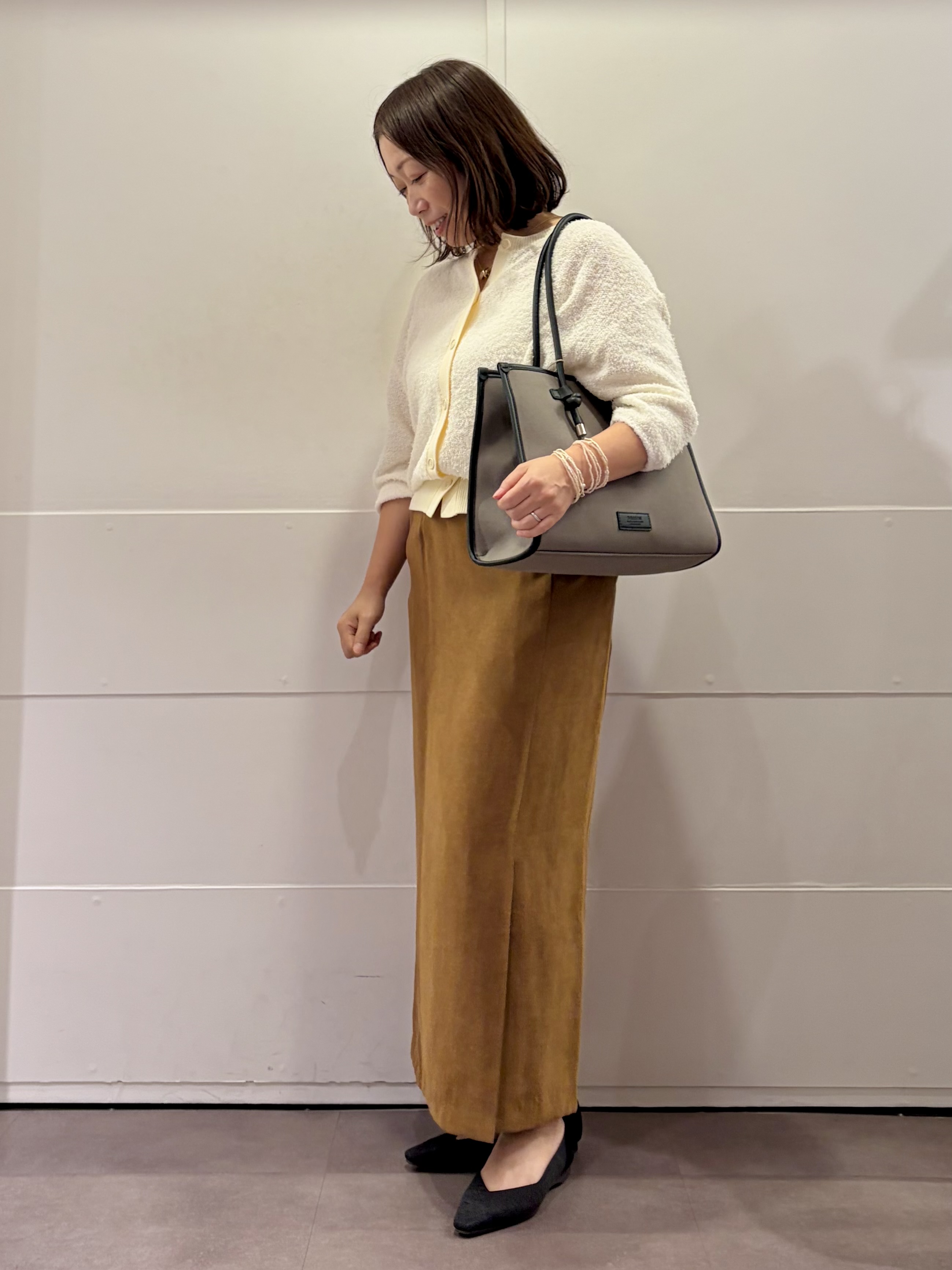 TOKOさんの「UNTITLED｜【ジャケットライク/前後2WAY】コットン混カールプルオーバー」を使ったコーディネート