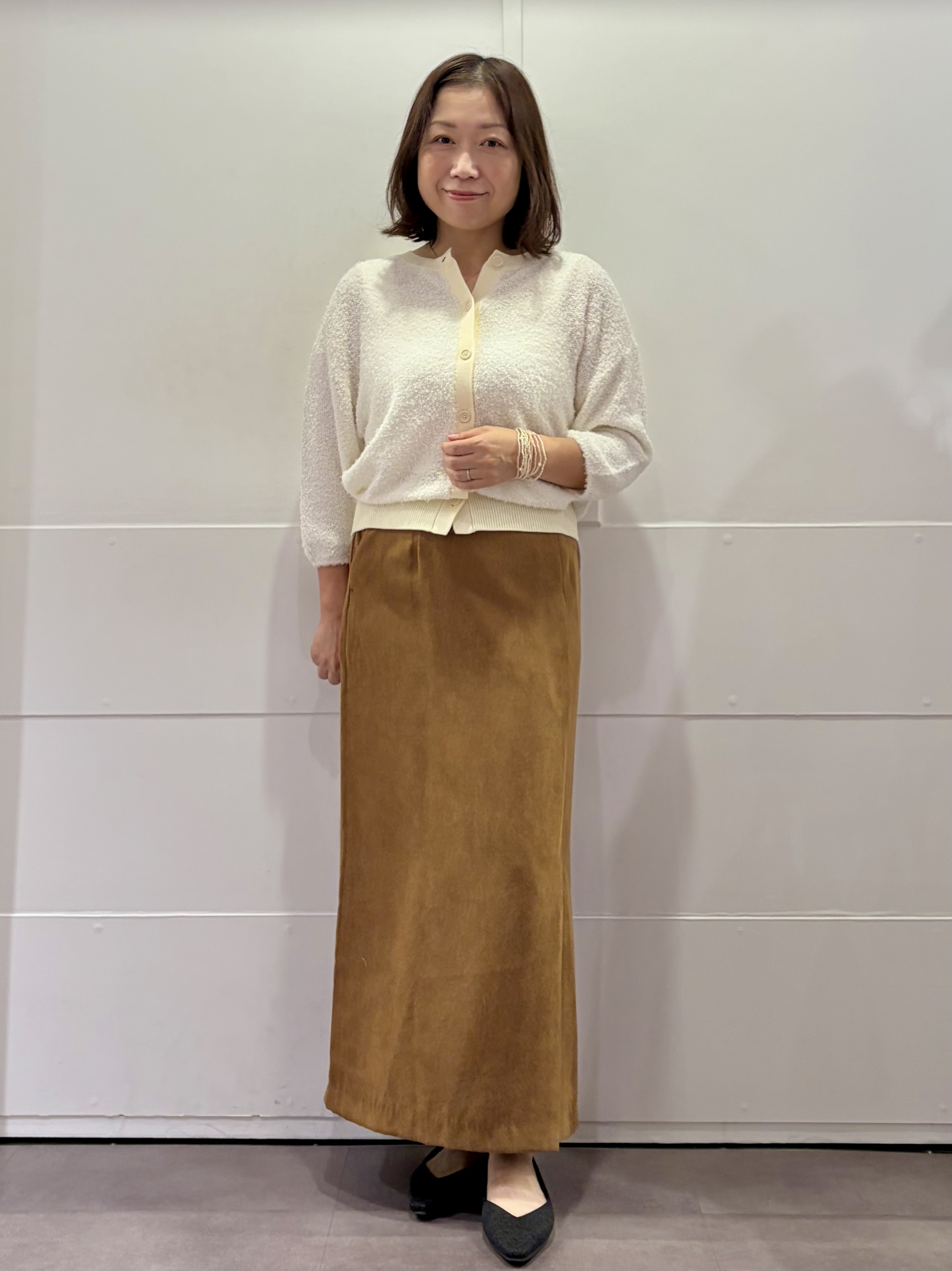 TOKOさんの「UNTITLED｜【ジャケットライク/前後2WAY】コットン混カールプルオーバー」を使ったコーディネート