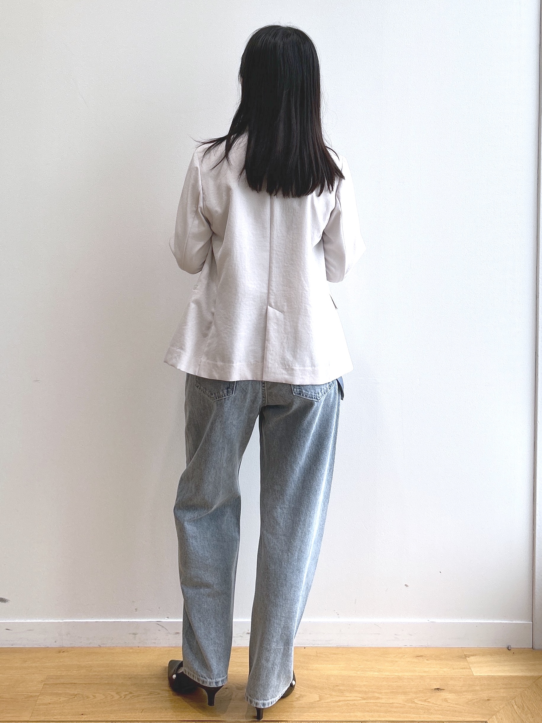 RINAさんの「index｜袖レースシアートップス【洗濯機OK】」を使ったコーディネート