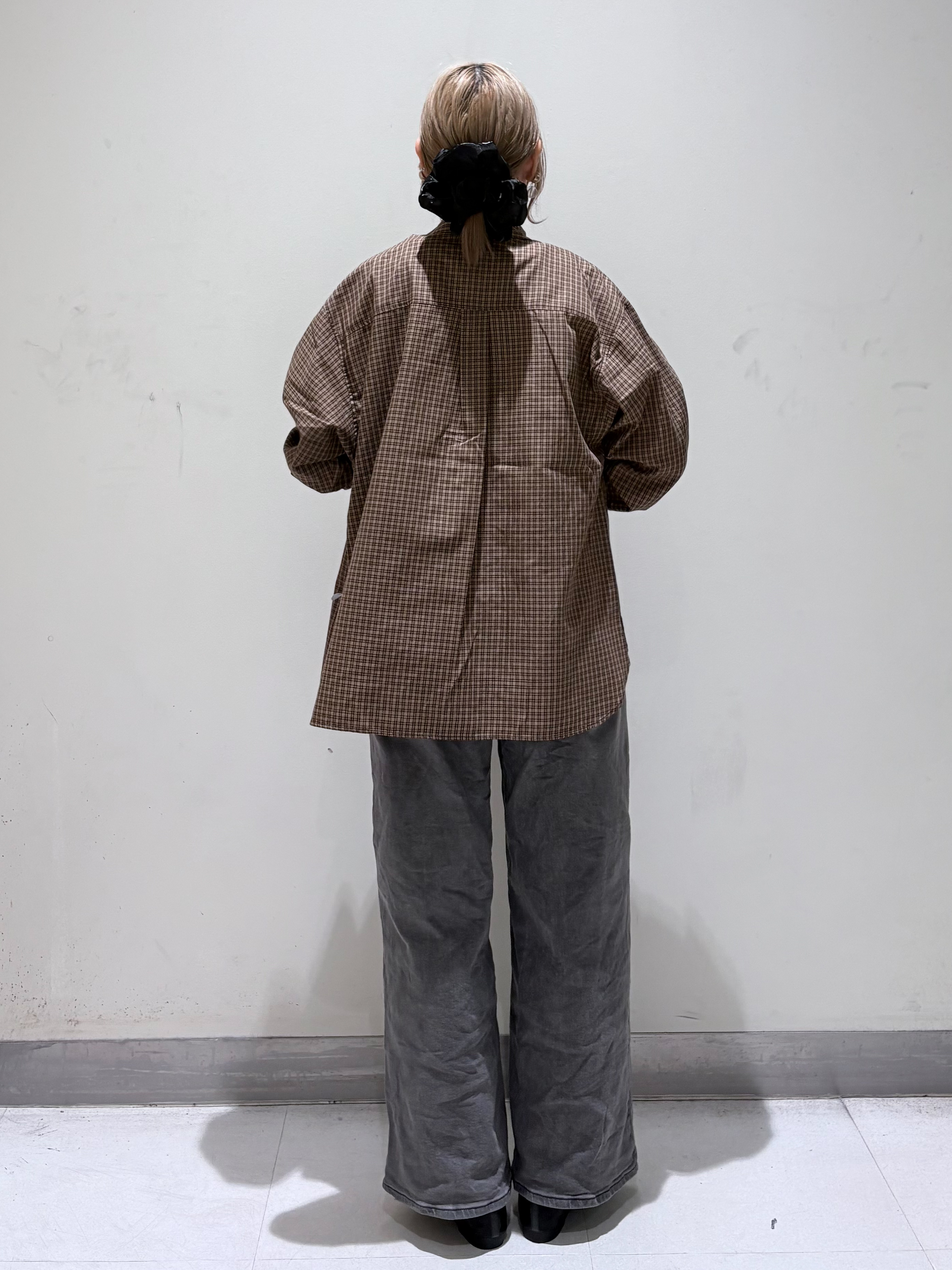 みきちぃさんの「OPAQUE.CLIP｜チェック柄シャツ【洗濯機OK】」を使ったコーディネート