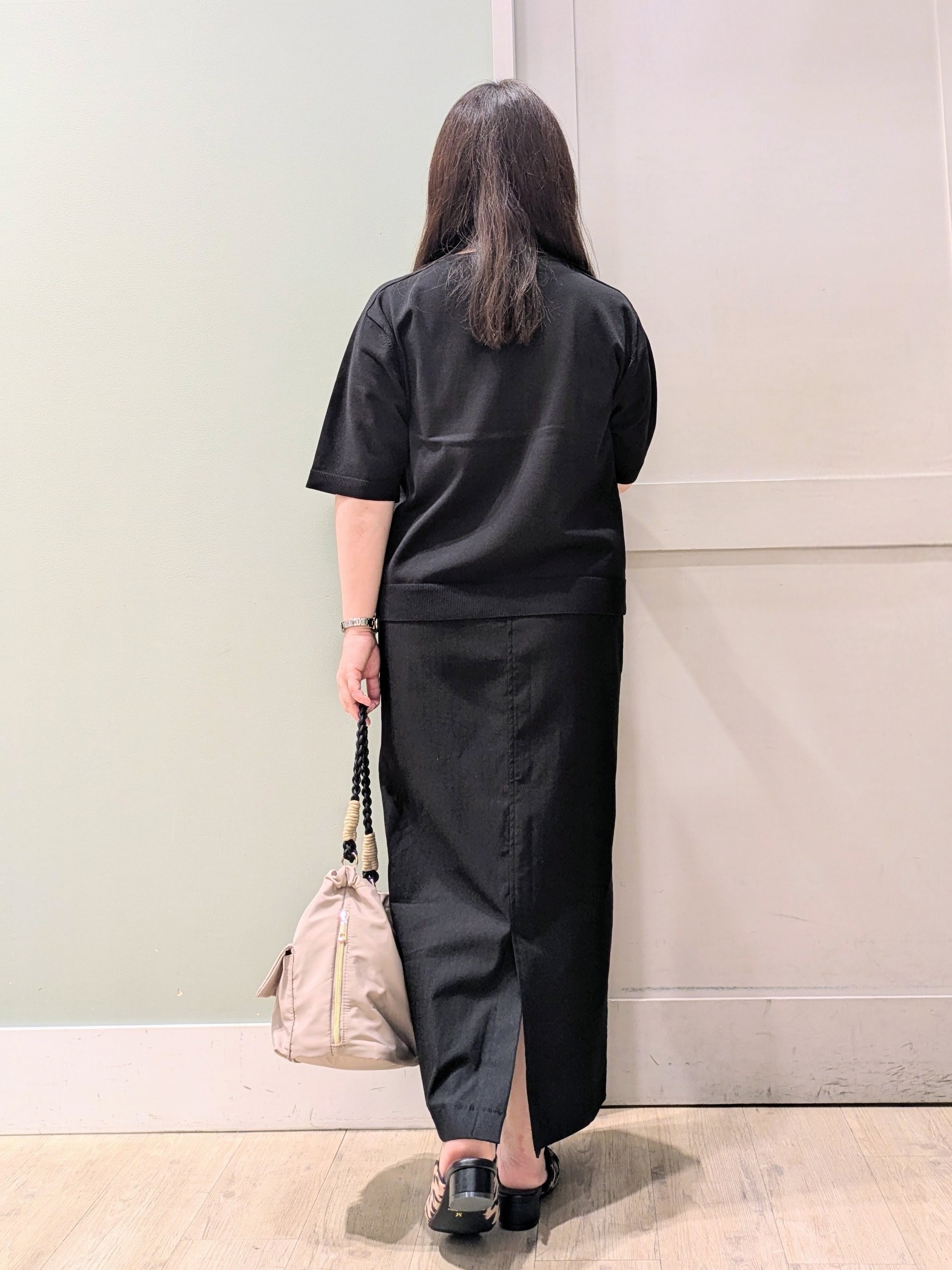 チグ♪さんの「grove｜【ひんやり・UVカット・洗濯機◎】Tシャツ感覚で着られるコットン混ニット」を使ったコーディネート