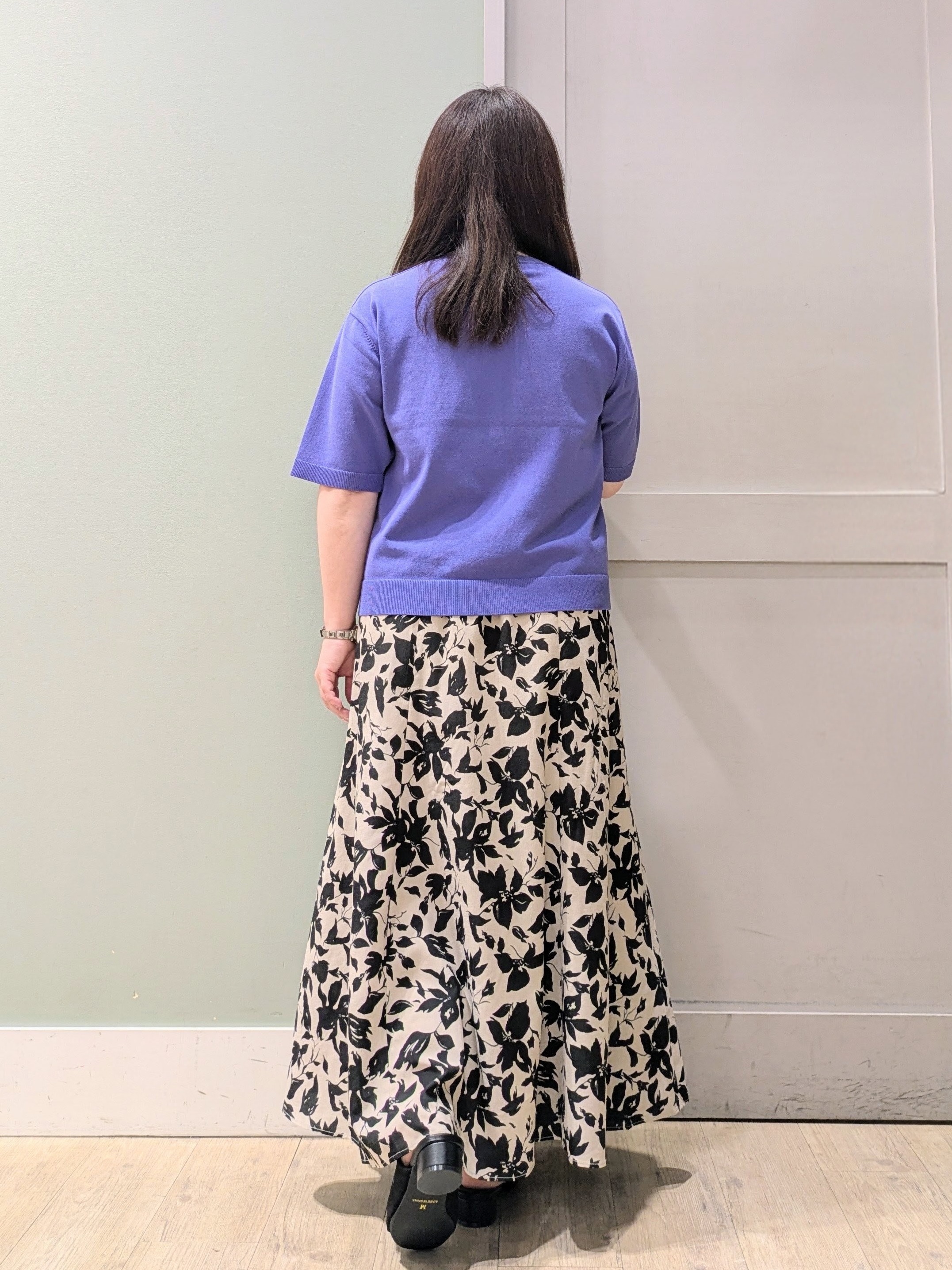 チグ♪さんの「grove｜【ひんやり・UVカット・洗濯機◎】Tシャツ感覚で着られるコットン混ニット」を使ったコーディネート