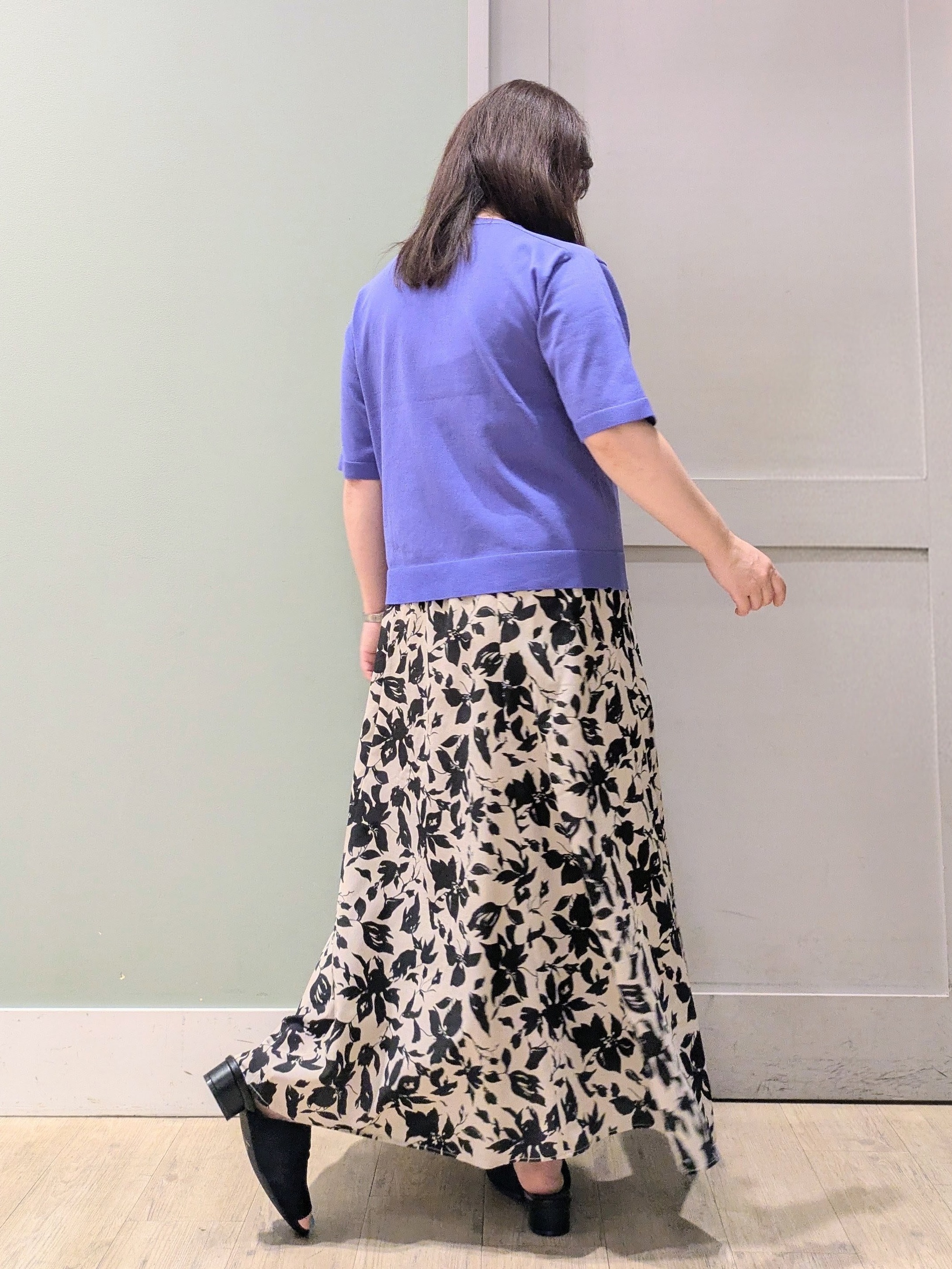 チグ♪さんの「grove｜【ひんやり・UVカット・洗濯機◎】Tシャツ感覚で着られるコットン混ニット」を使ったコーディネート