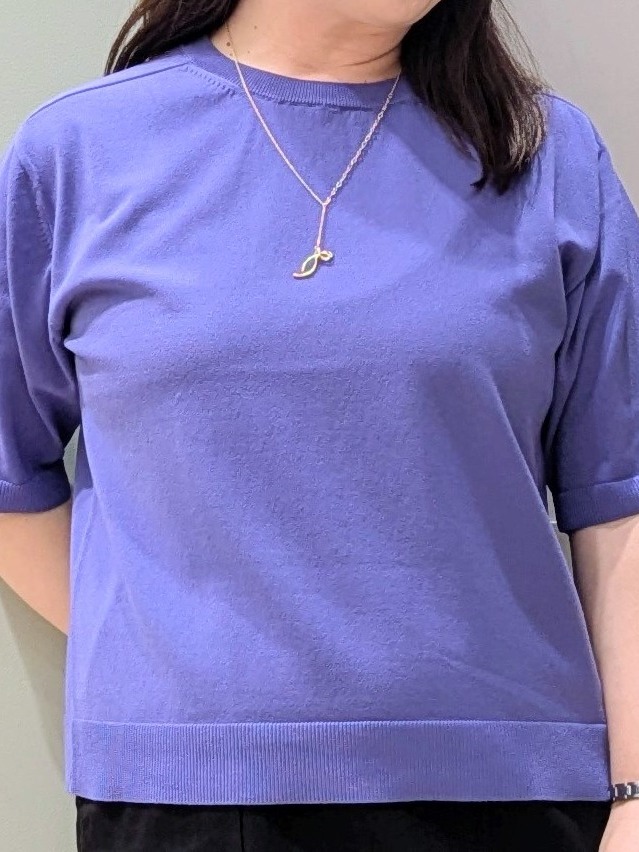 チグ♪さんの「grove｜【ひんやり・UVカット・洗濯機◎】Tシャツ感覚で着られるコットン混ニット」を使ったコーディネート