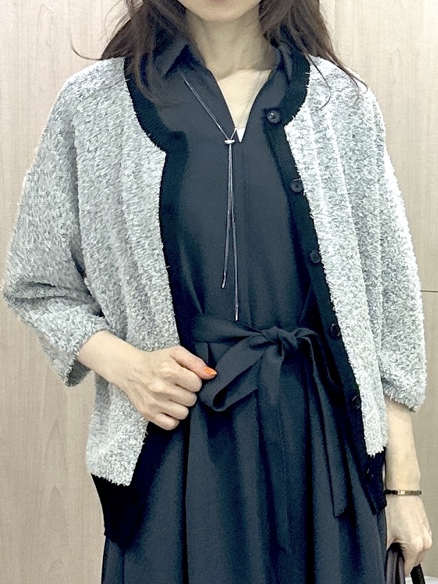 Miwaさんの「UNTITLED｜【ジャケットライク/前後2WAY】コットン混カールプルオーバー」を使ったコーディネート