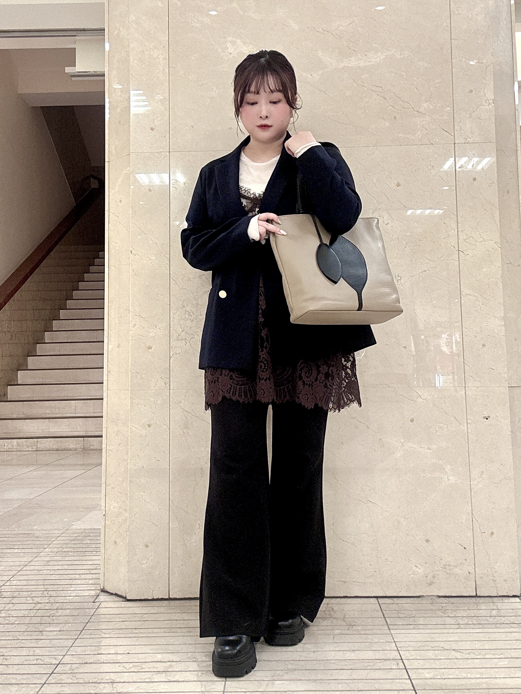 mさんの「HIROKO HAYASHI｜SONATA（ソナタ）トートバッグ」を使ったコーディネート