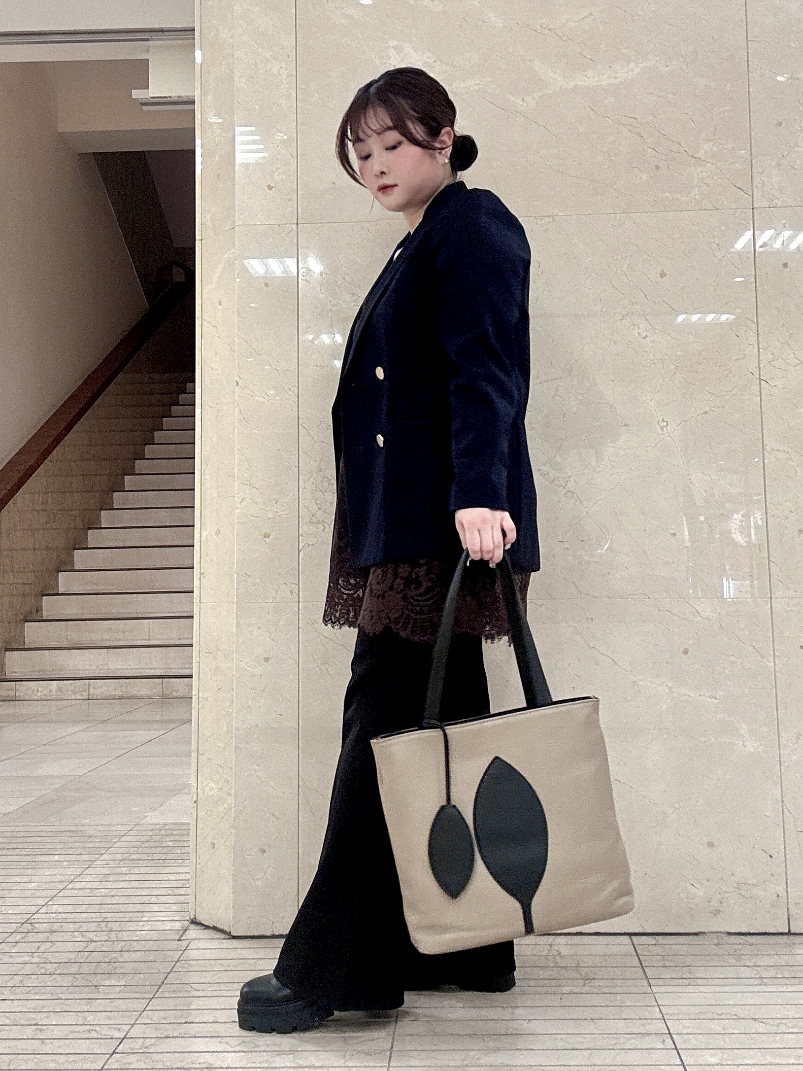 mさんの「HIROKO HAYASHI｜SONATA（ソナタ）トートバッグ」を使ったコーディネート