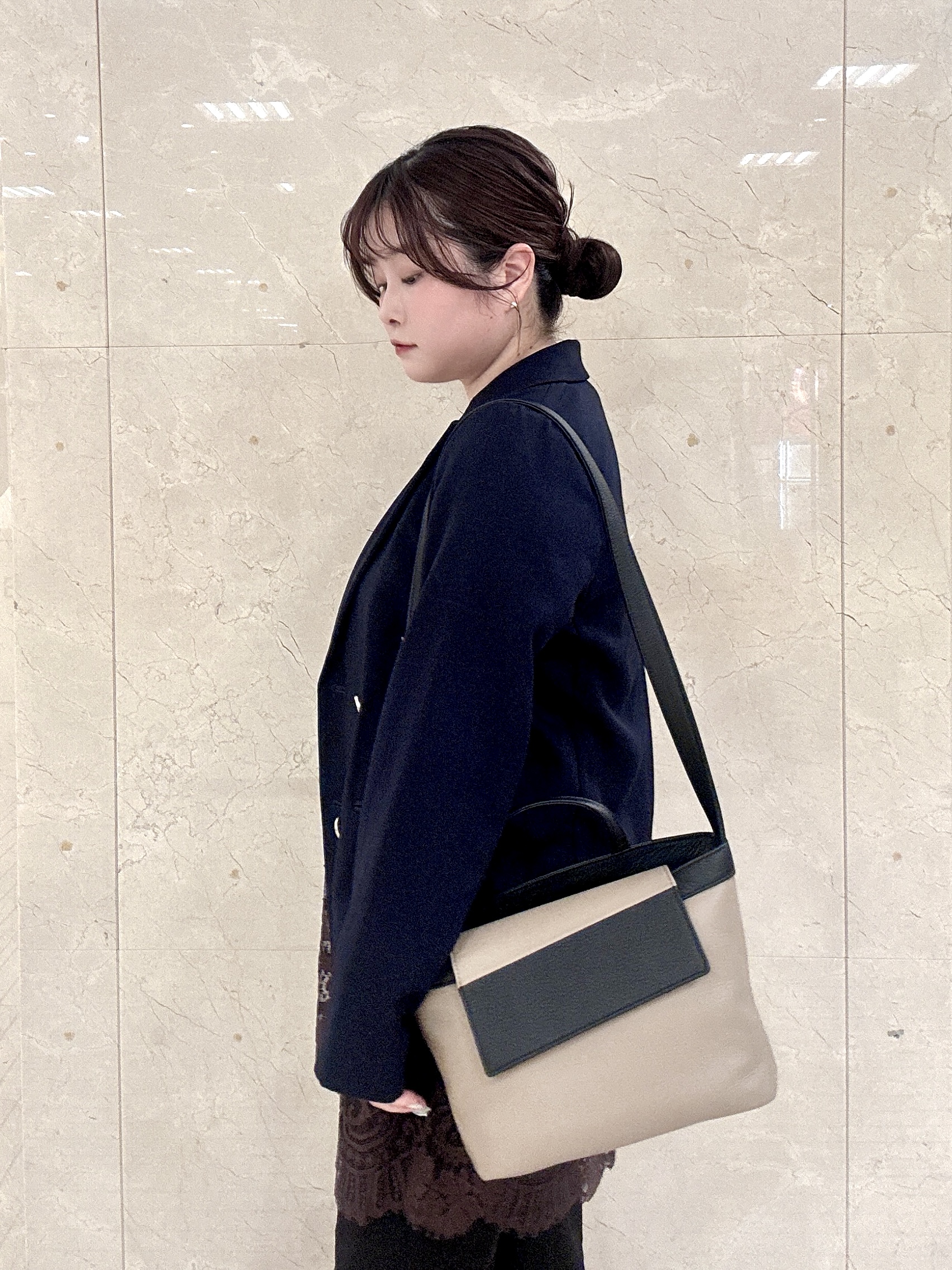 mさんの「HIROKO HAYASHI｜SONATA（ソナタ）ショルダーバッグ」を使ったコーディネート