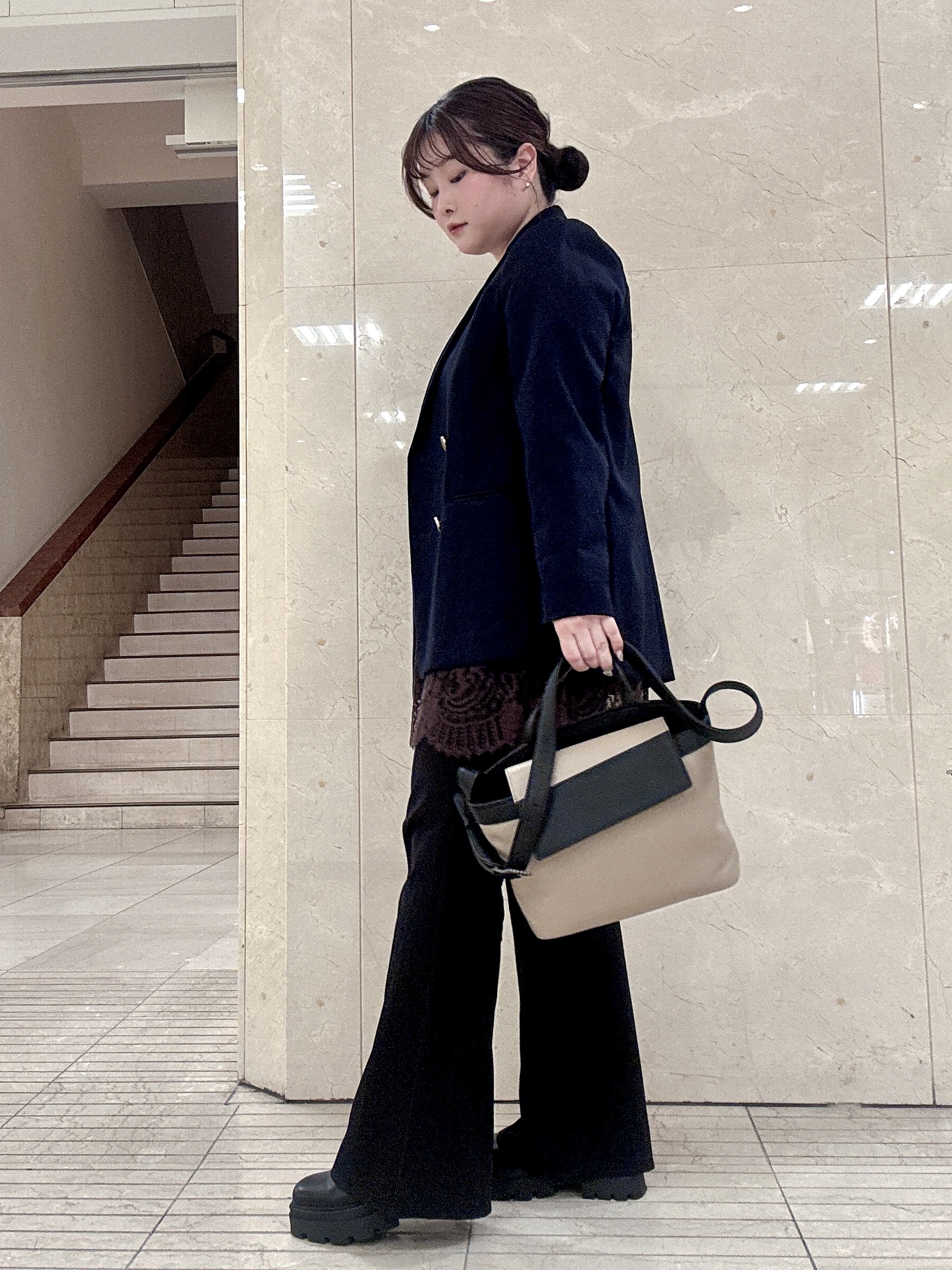 mさんの「HIROKO HAYASHI｜SONATA（ソナタ）ショルダーバッグ」を使ったコーディネート