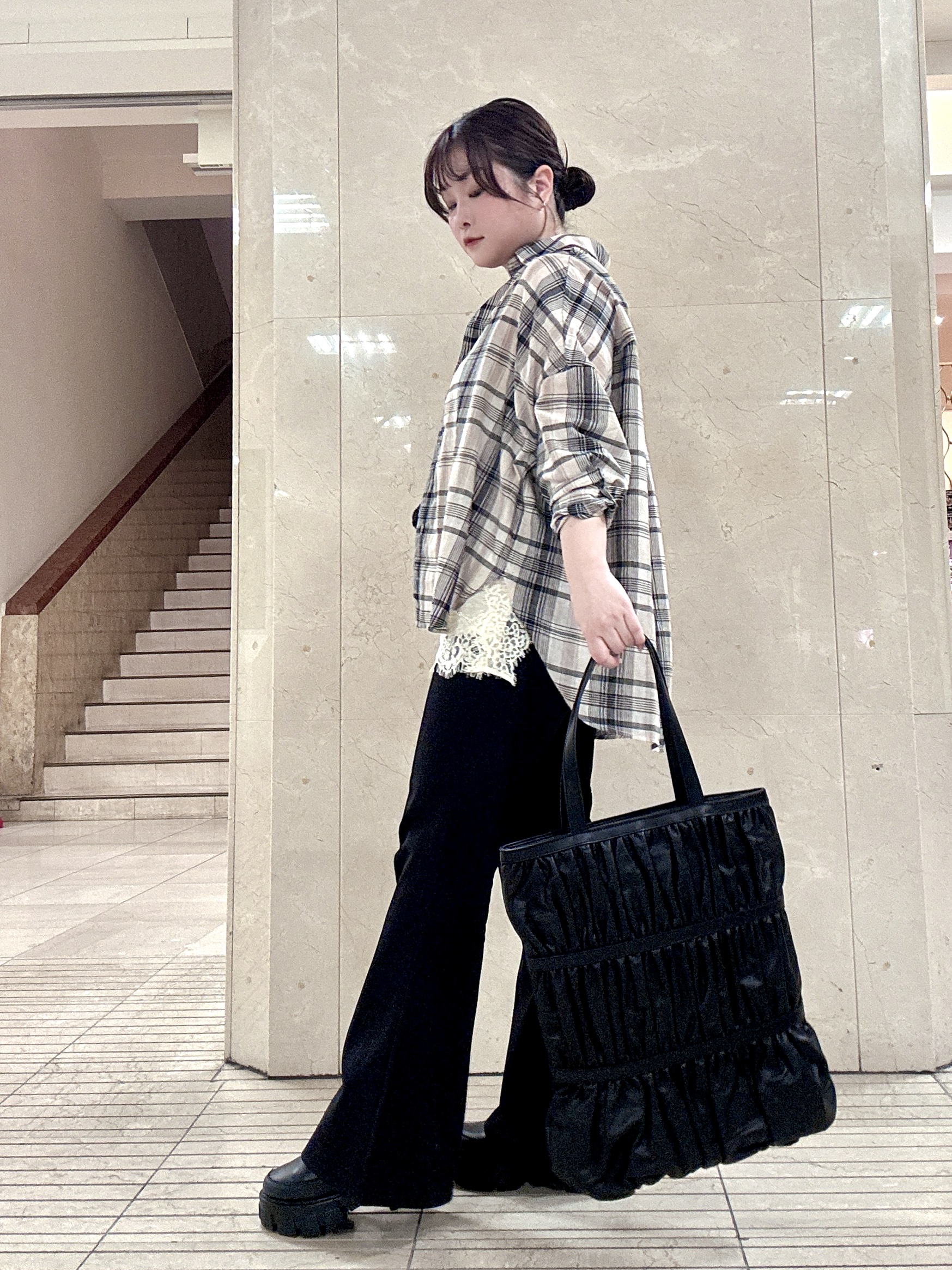 mさんの「HIROKO HAYASHI｜CRESPA（クレスパ）トートバッグ」を使ったコーディネート