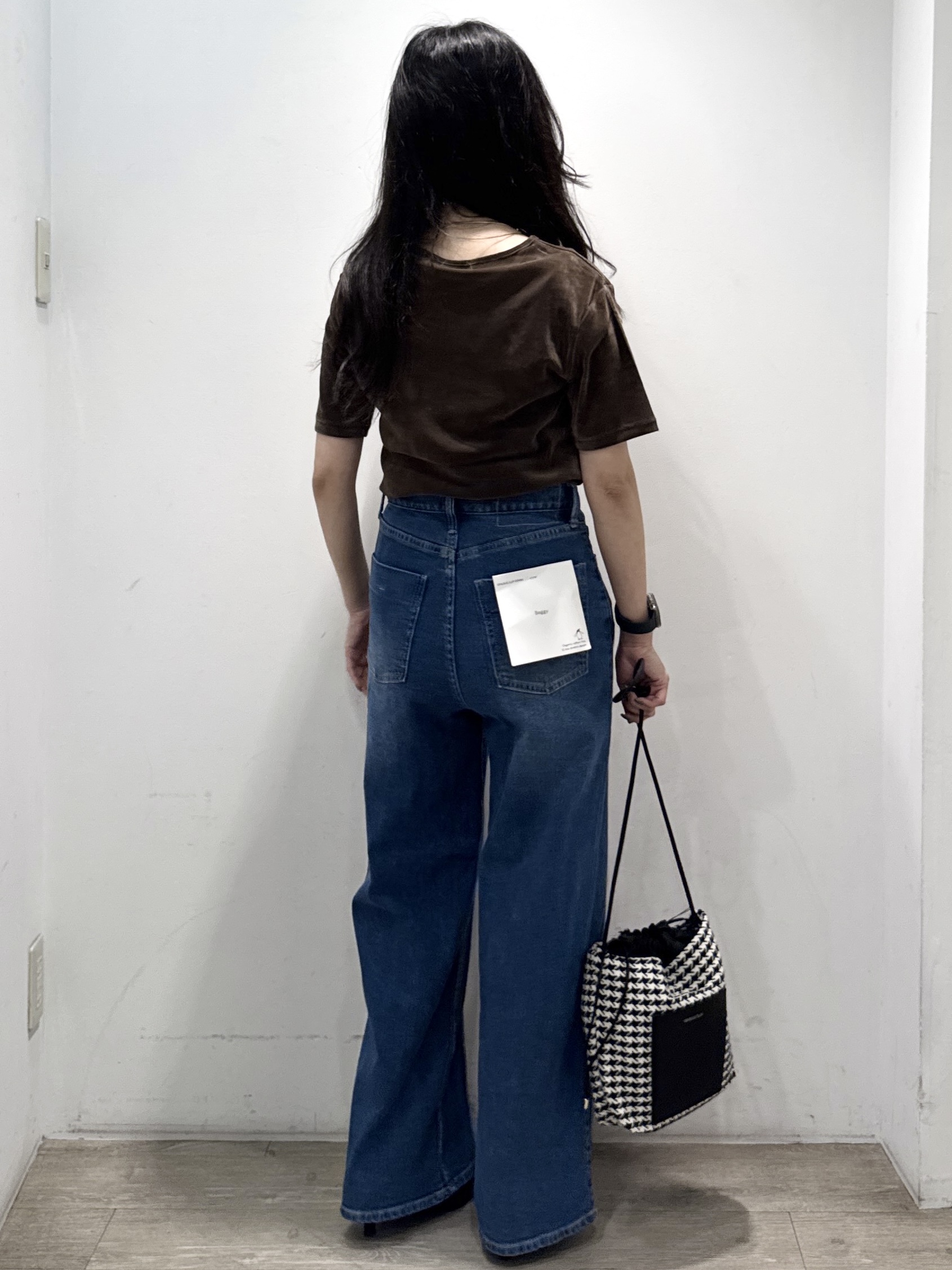 yuicciさんの「OPAQUE.CLIP｜フロッキーチュールカットソー【洗濯機OK】」を使ったコーディネート