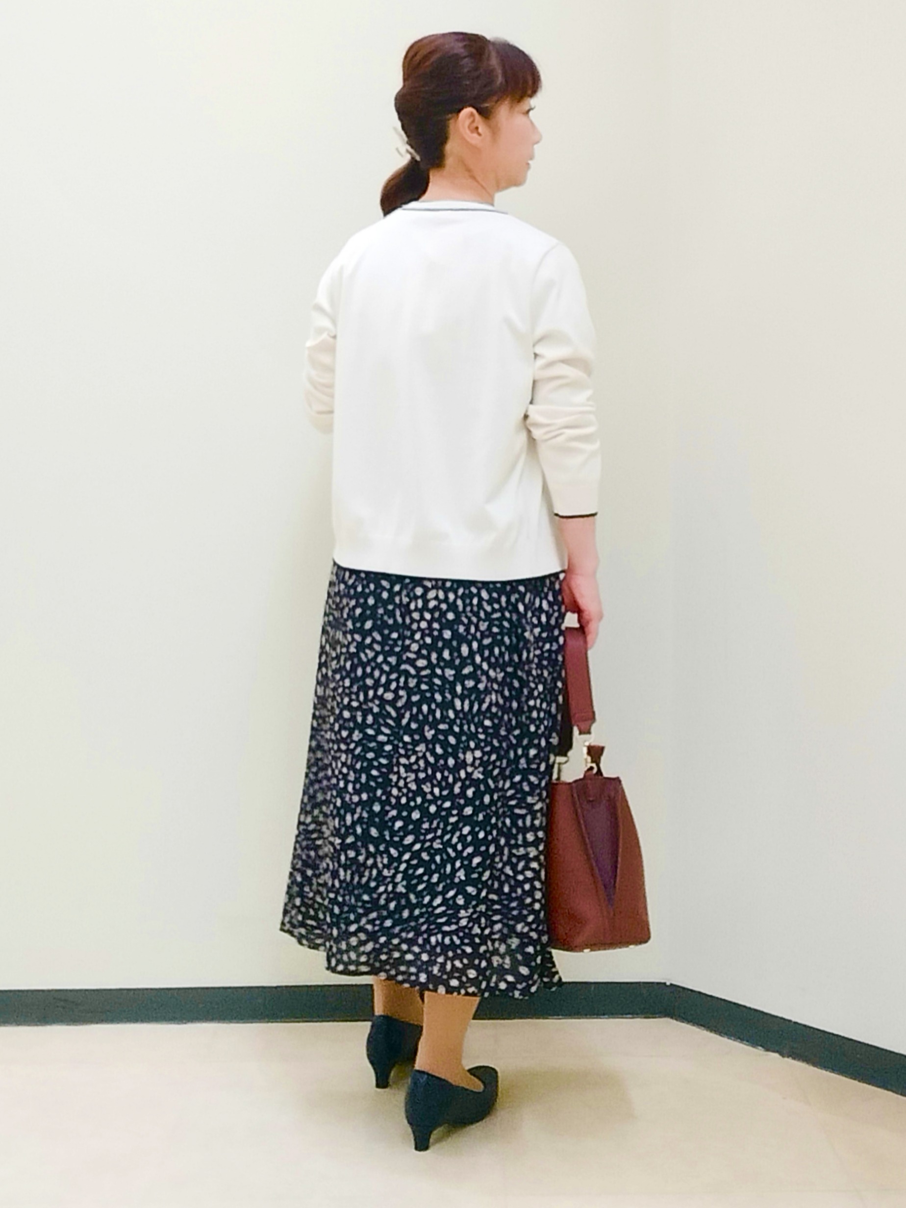 花さんの「Reflect｜【手洗い可】プリント柄ワンピース」を使ったコーディネート
