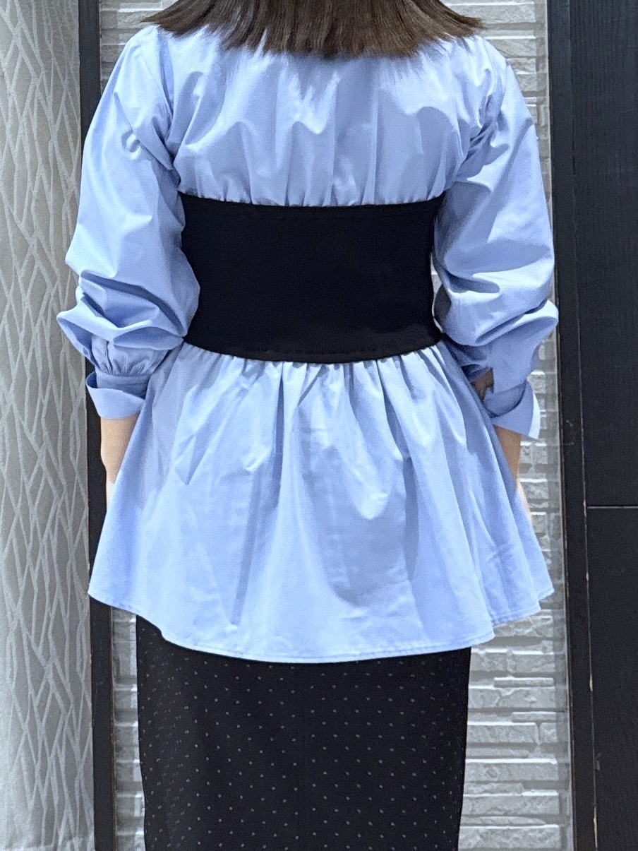 chさんの「THE SHOP TK｜【セットアップ可】ドット柄 裾レースナロースカート」を使ったコーディネート