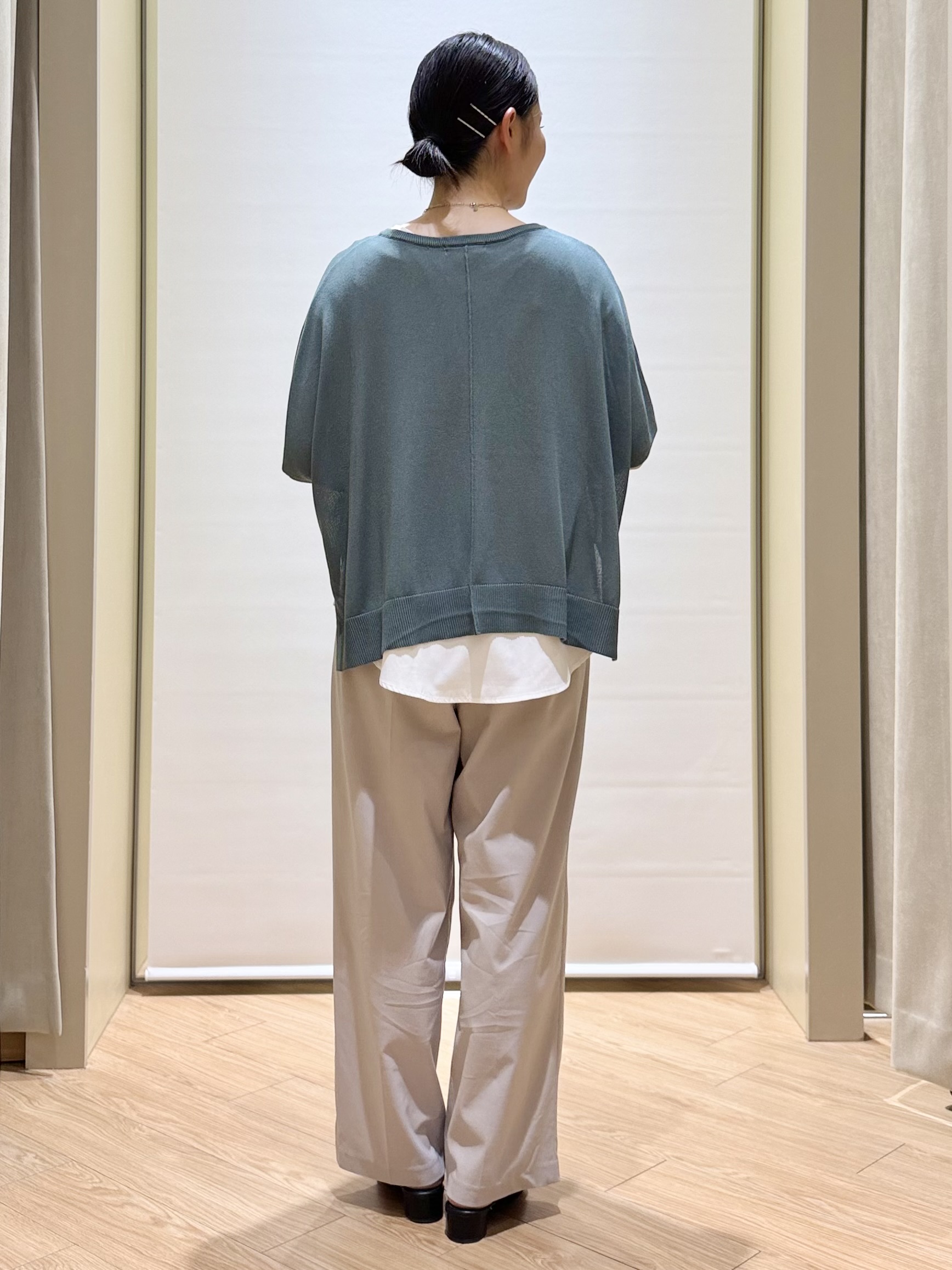 あんりさんの「grove｜【体系カバー◎】ニット&times;インナーシャツタンクSET」を使ったコーディネート