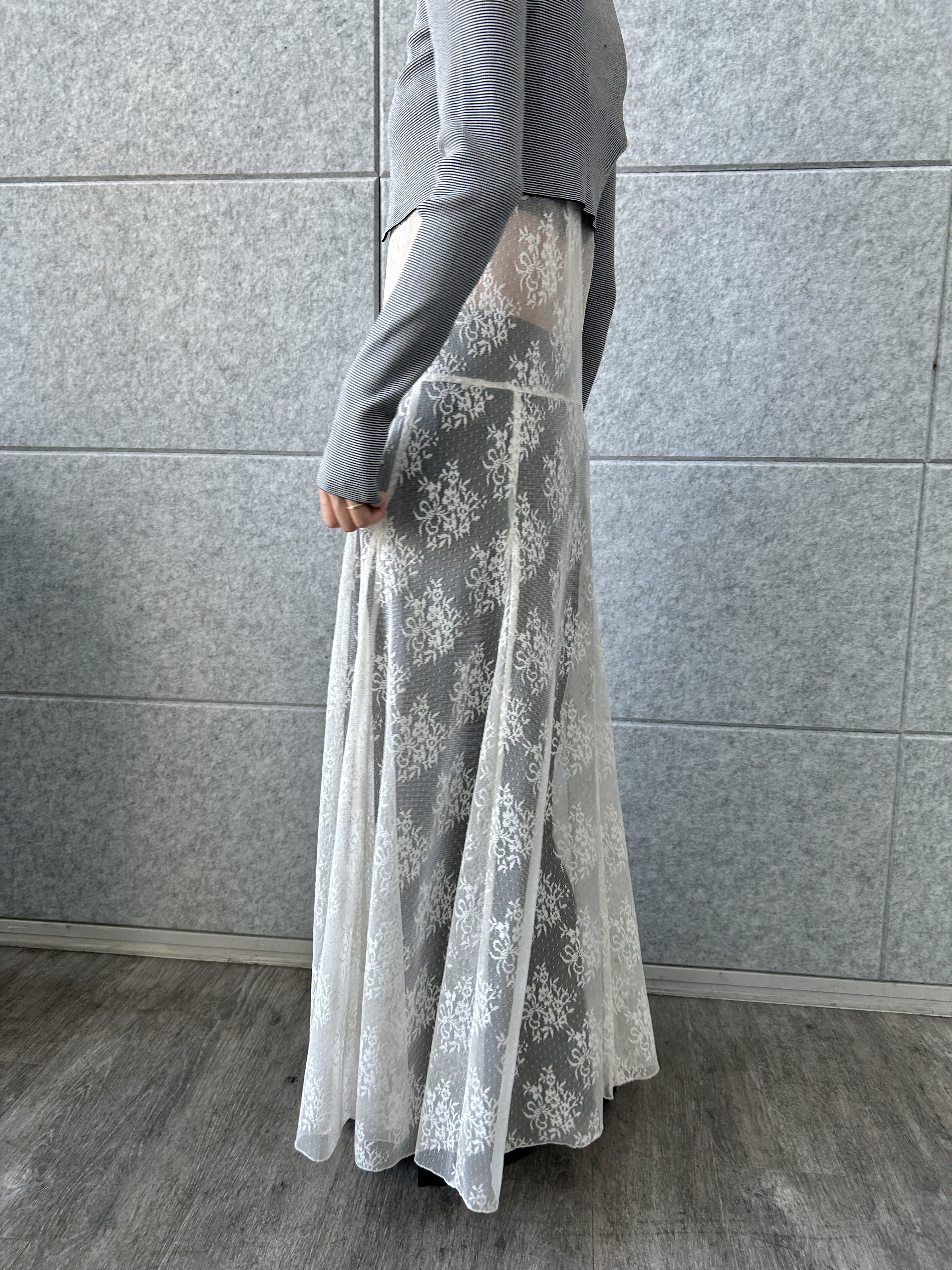 harunaさんの「CODE A｜UKI UKI＊CODE A｜veil lace dress」を使ったコーディネート
