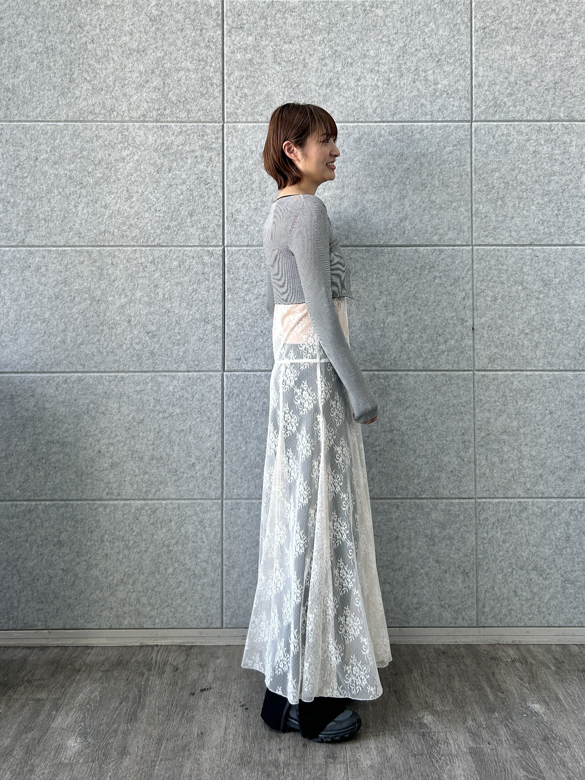 harunaさんの「CODE A｜UKI UKI＊CODE A｜veil lace dress」を使ったコーディネート