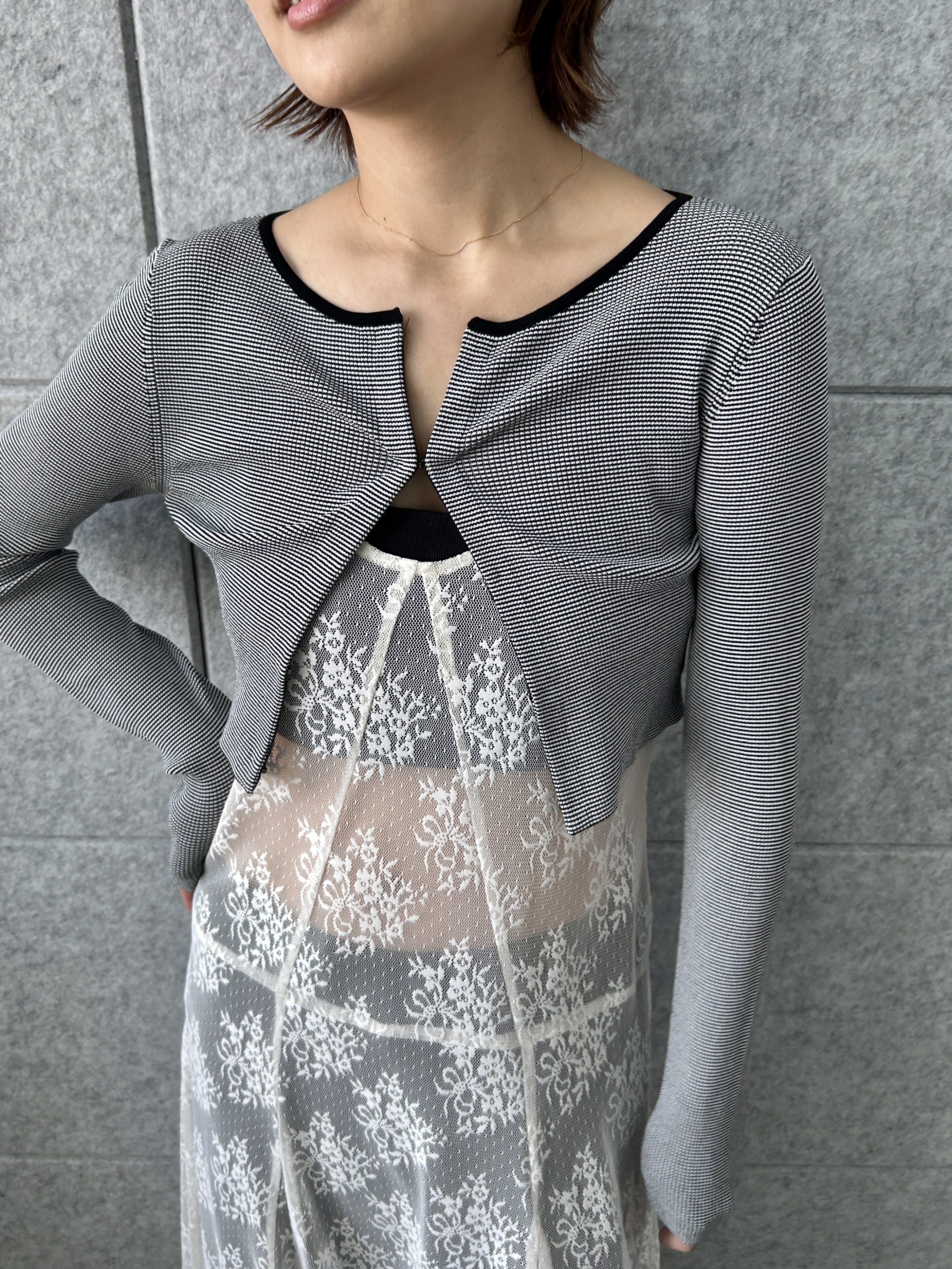 harunaさんの「CODE A｜UKI UKI＊CODE A｜veil lace dress」を使ったコーディネート