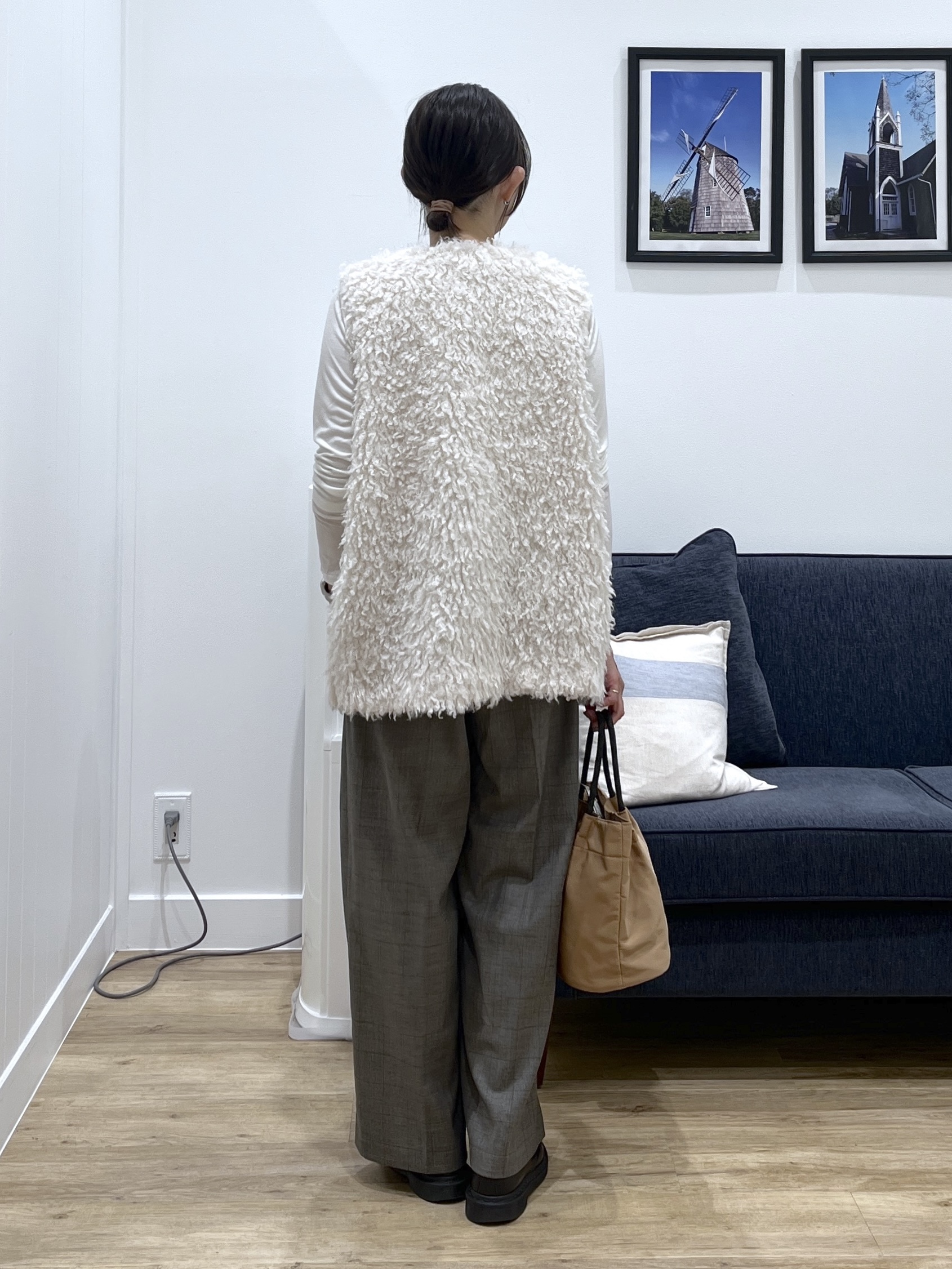 canaさんの「Dessin｜フェイクファージレ」を使ったコーディネート