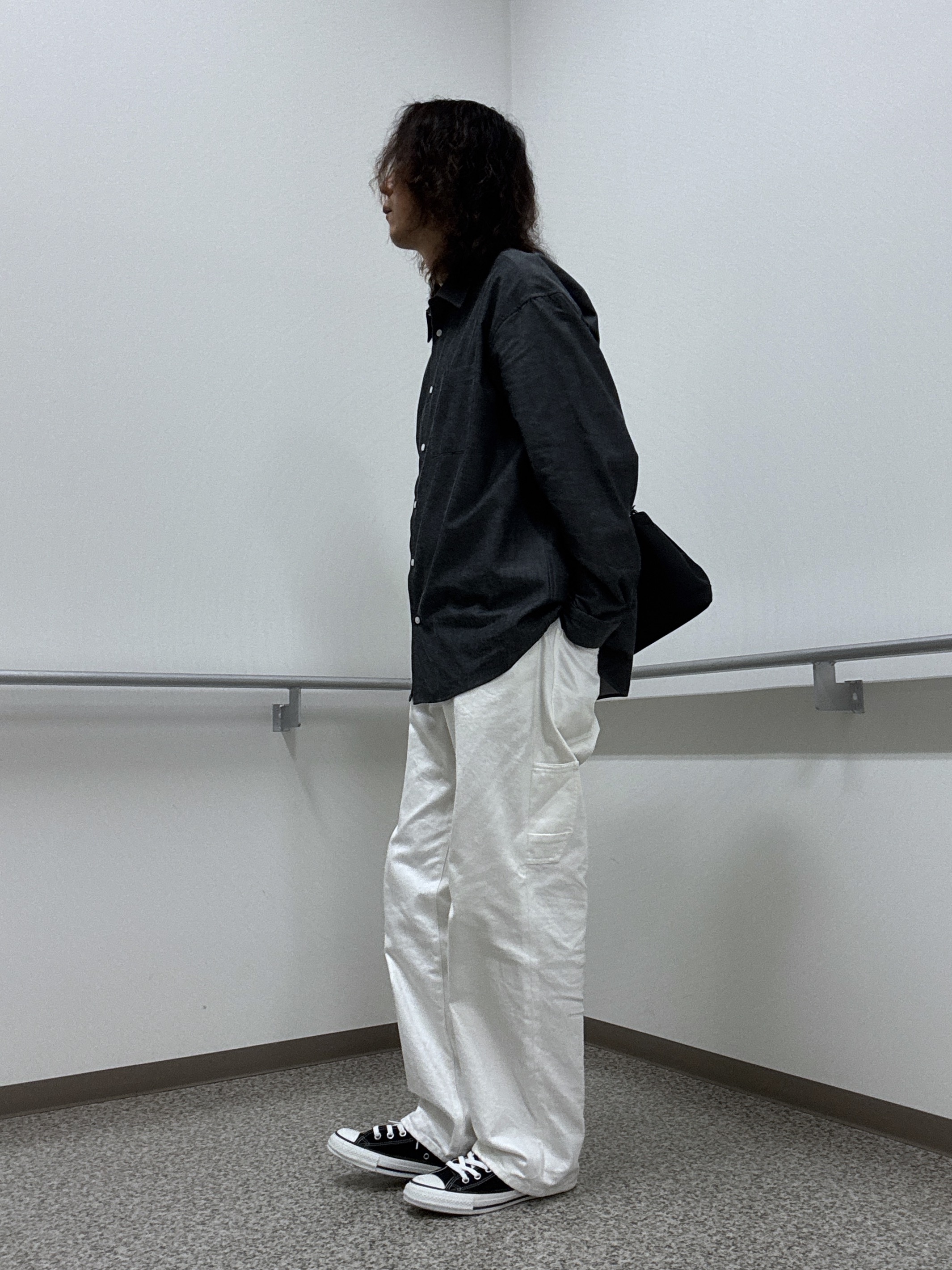 おーのさんの「TAKEO KIKUCHI｜【日本製/Sサイズ～】リラックスフィットシャツ」を使ったコーディネート