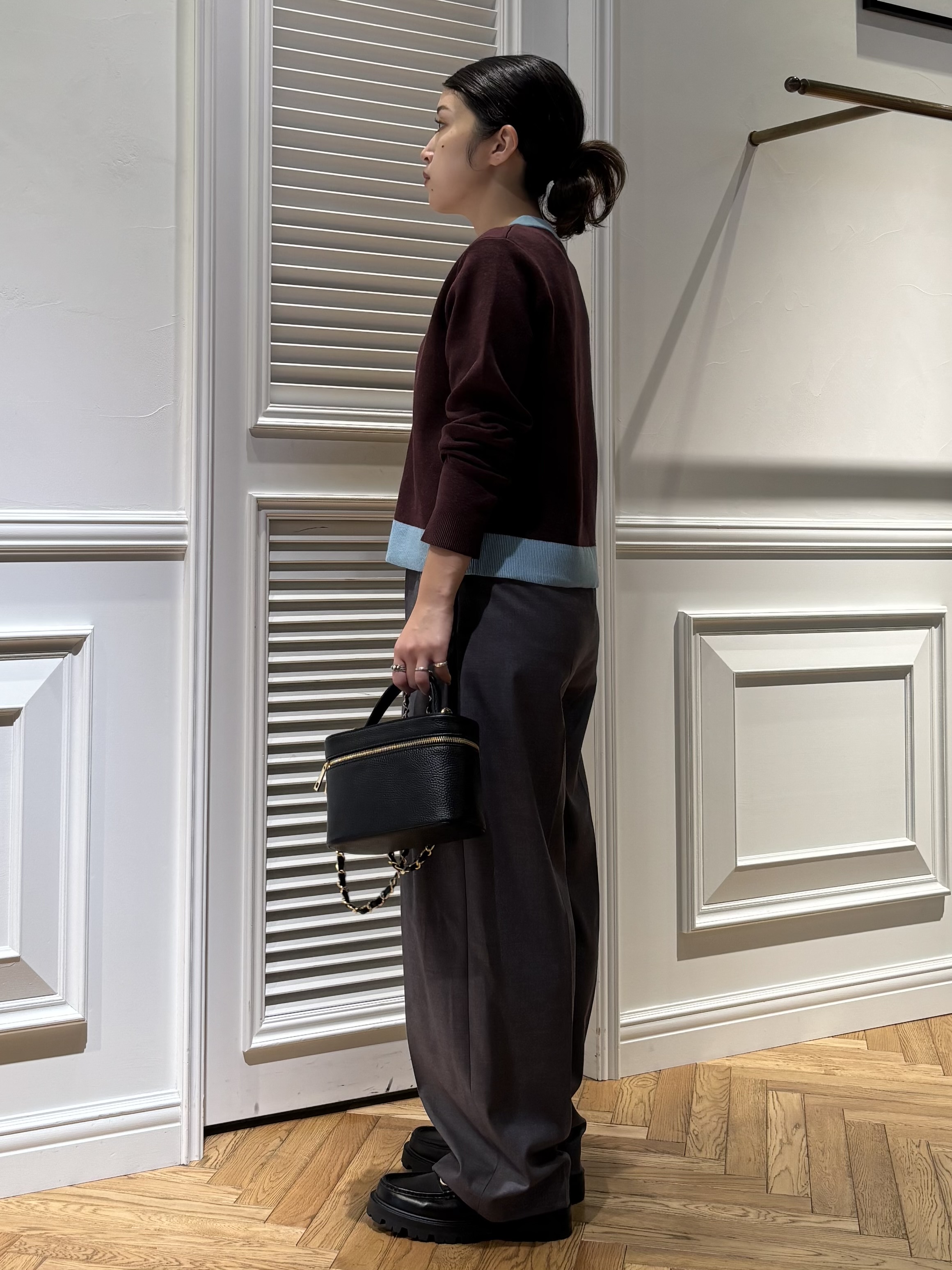 Mgmさんの「DRESSTERIOR｜ソフトカーブ2タックパンツ」を使ったコーディネート