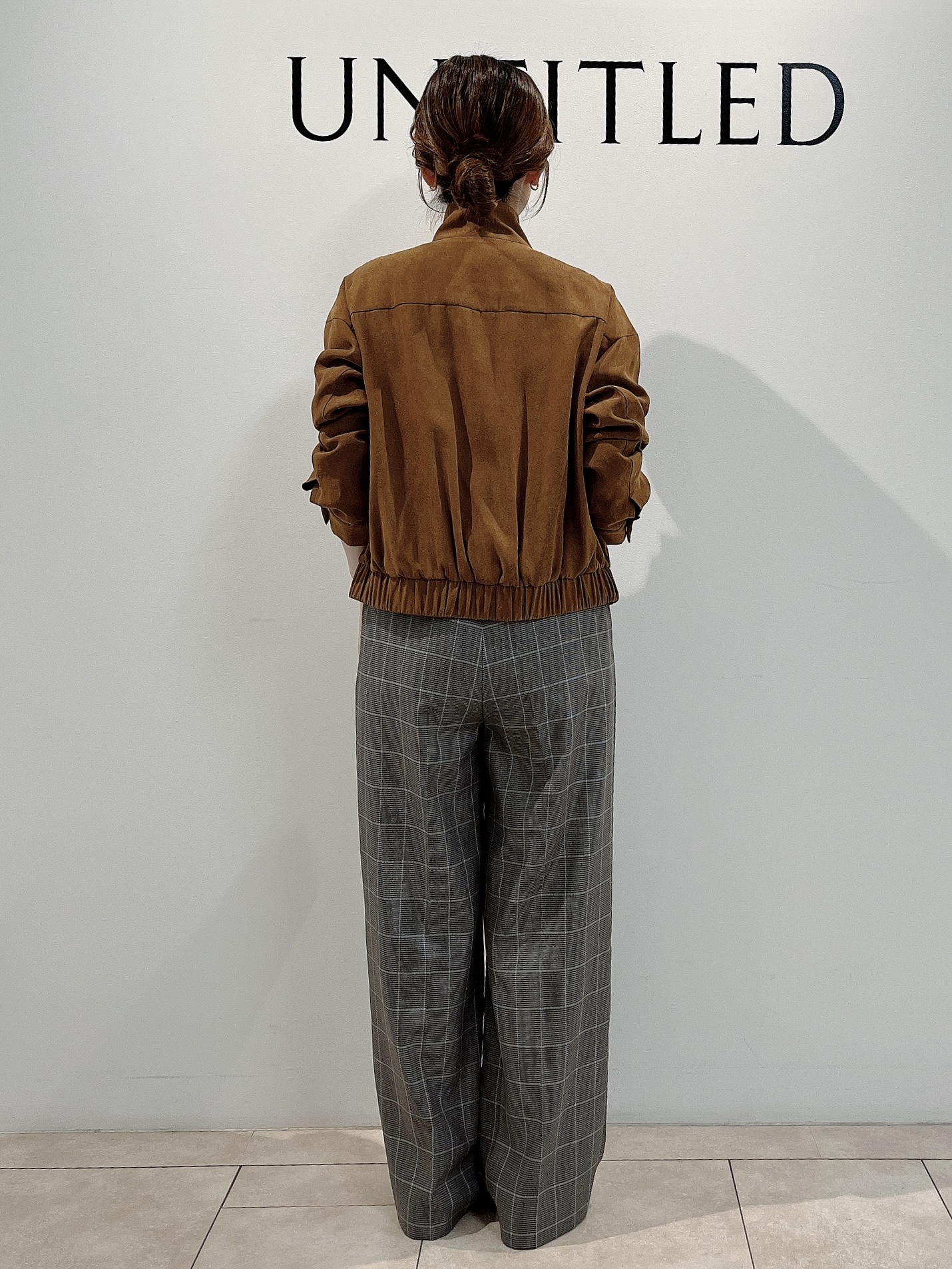 hayaさんの「UNTITLED｜【セットアップ可】スエードライクブルゾン」を使ったコーディネート