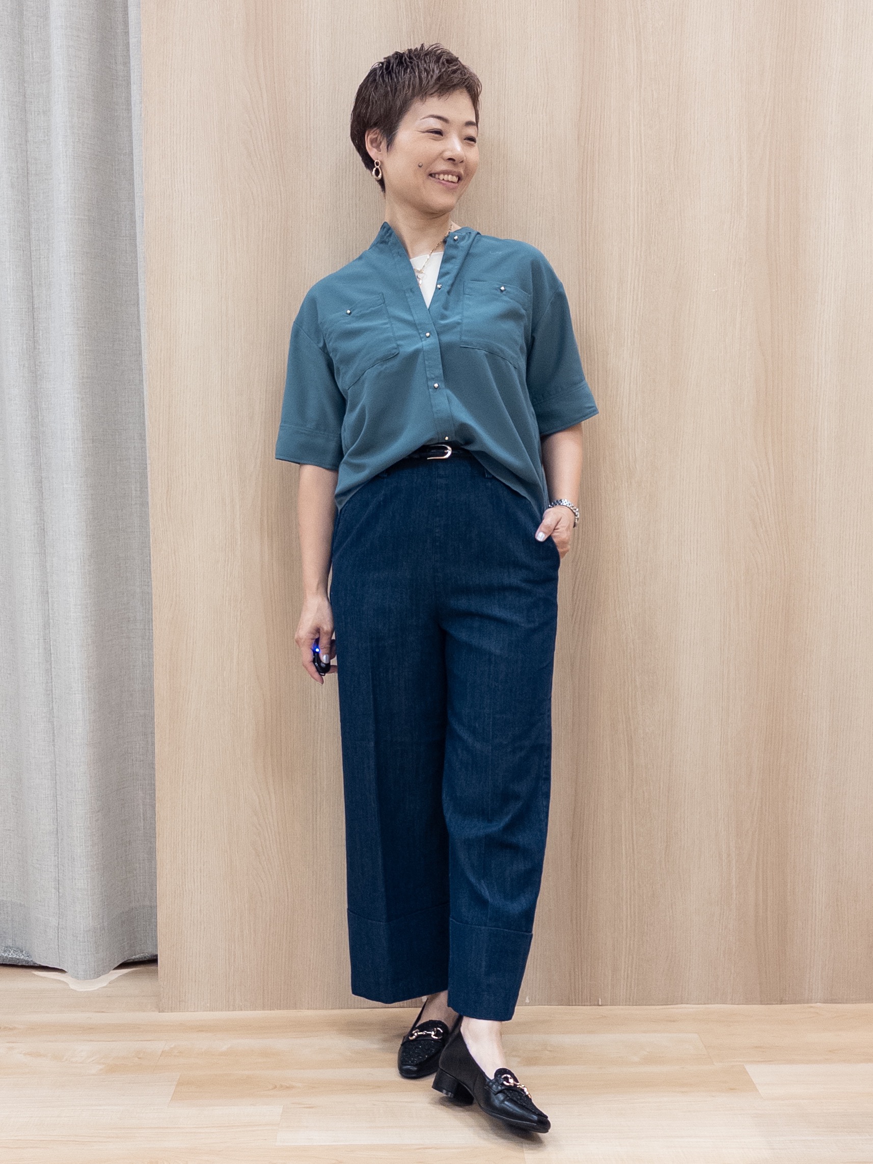 シュウコさんの「grove｜【透けにくい】ダブルフロントタンク」を使ったコーディネート