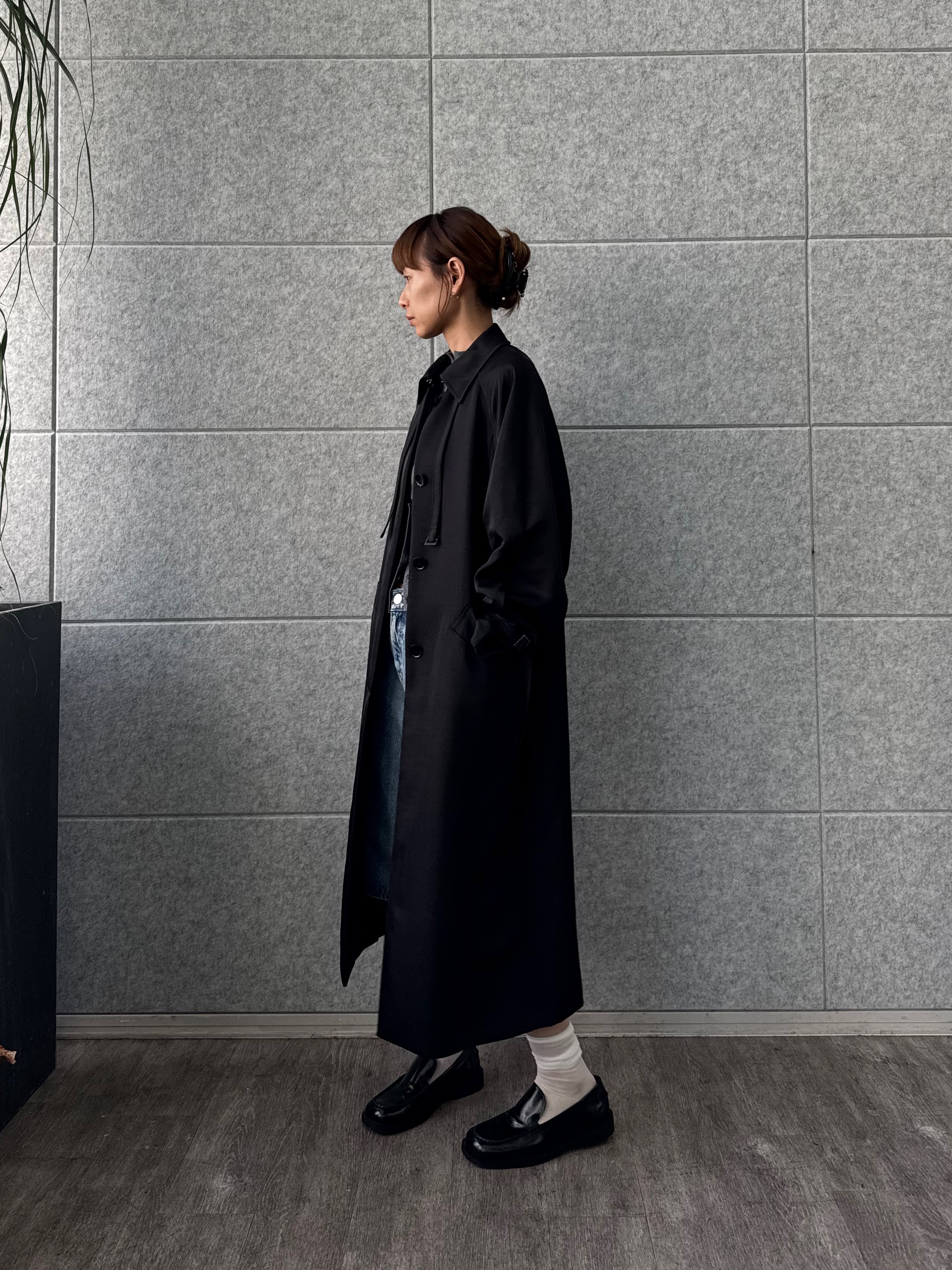 designer yukaさんの「CODE A｜modular button knit cardigan」を使ったコーディネート