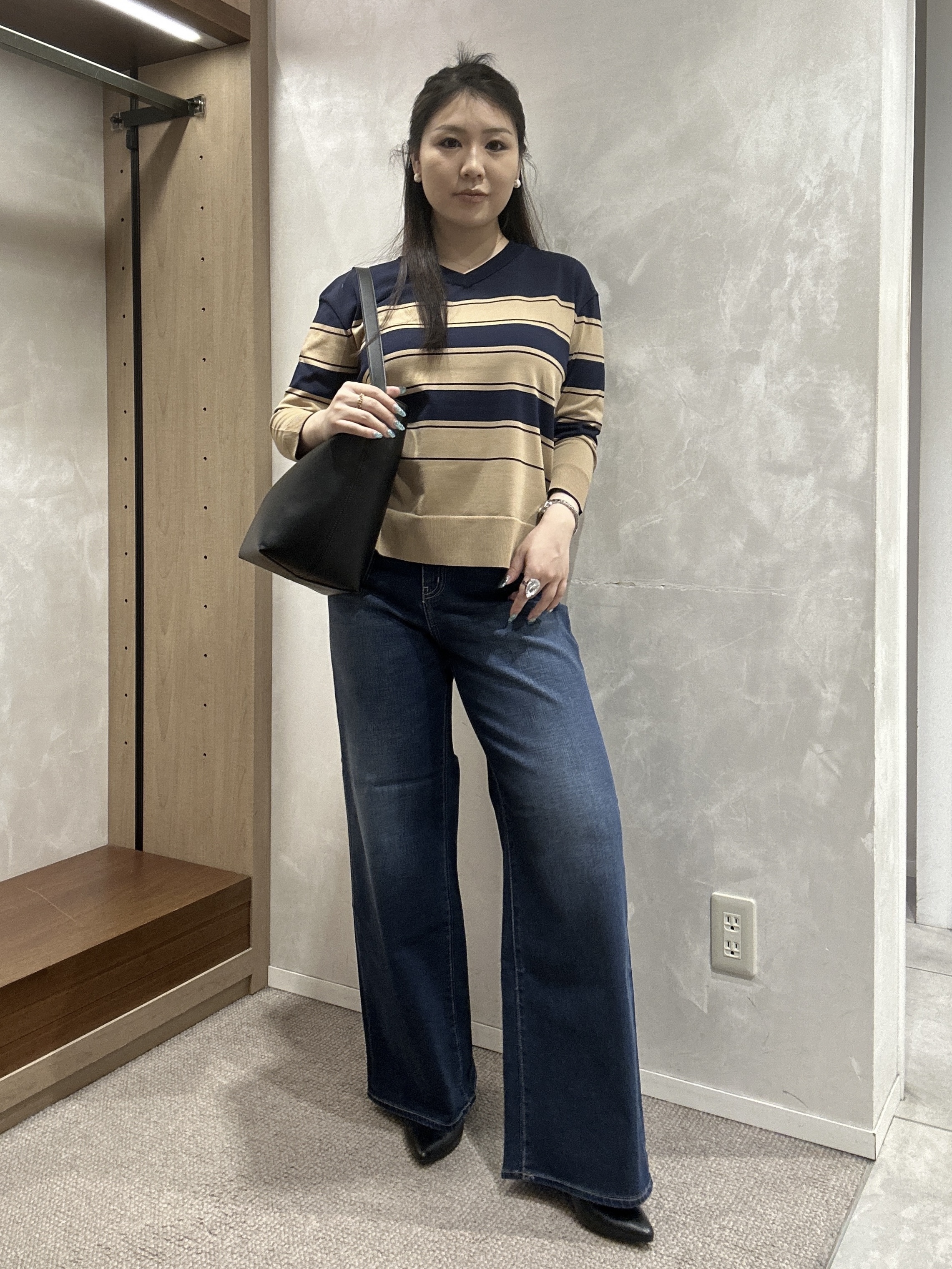 YURIさんの「UNTITLED｜【新色追加/人気デニム】MAKE&times;DENIM WIDE」を使ったコーディネート