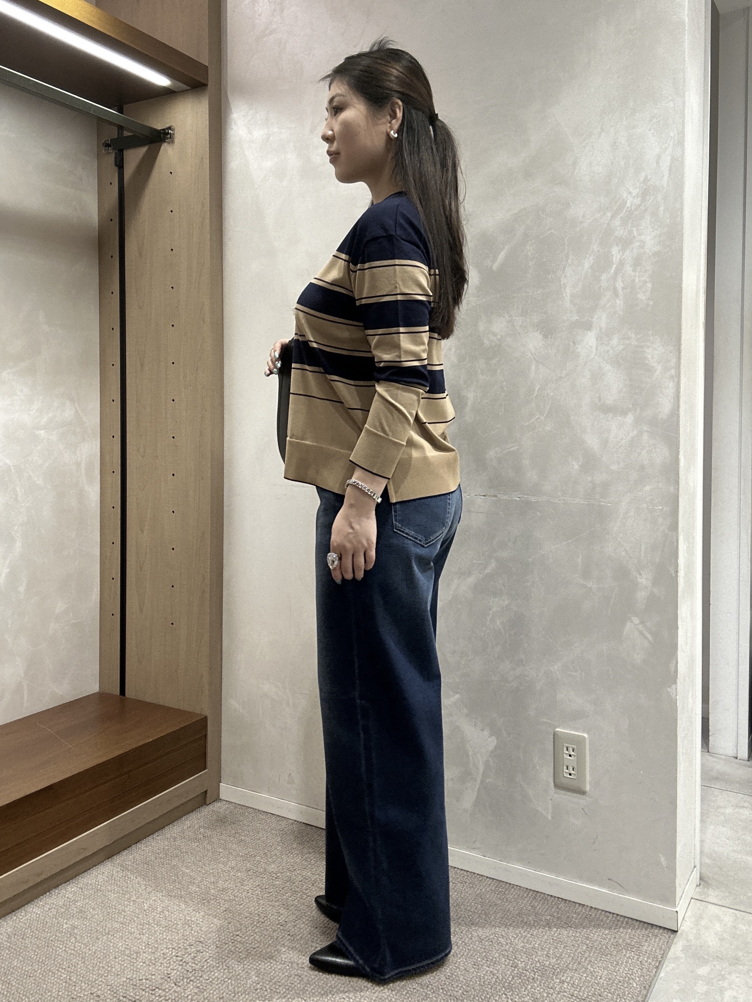 YURIさんの「UNTITLED｜【新色追加/人気デニム】MAKE&times;DENIM WIDE」を使ったコーディネート