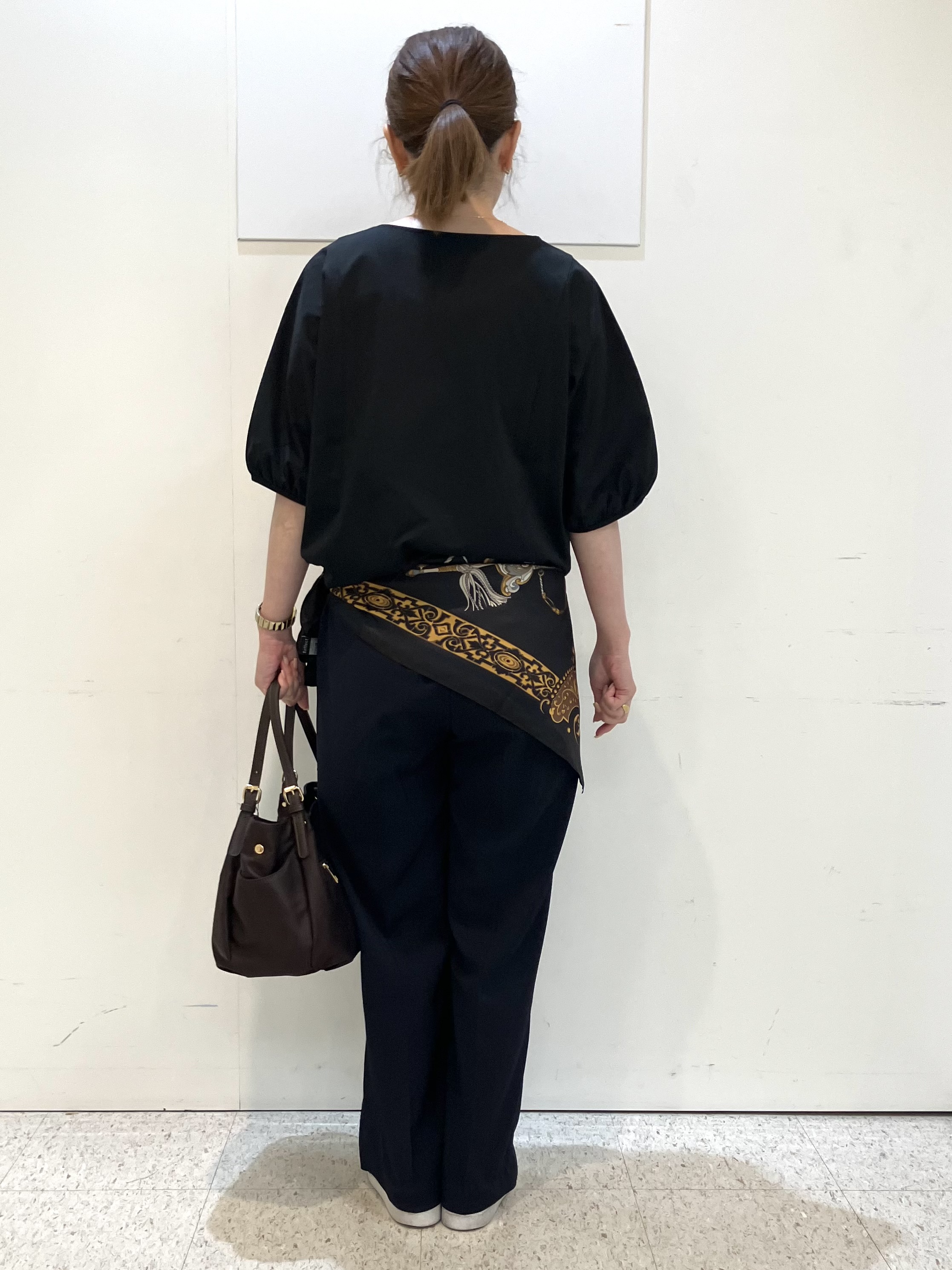 kozuさんの「Reflect｜【UVカット／接触冷感／吸水速乾】ギャザースリーブカットソー」を使ったコーディネート