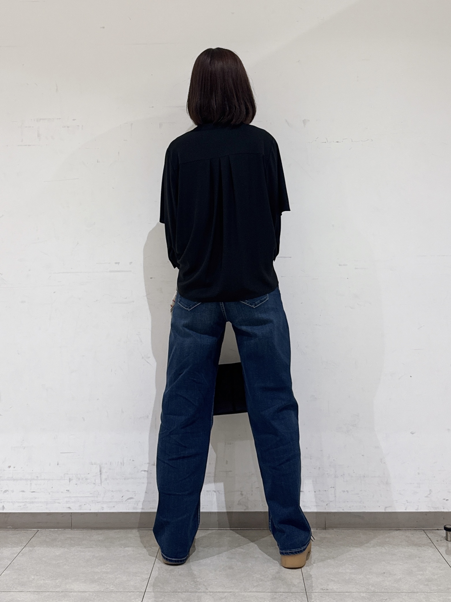 rinaさんの「INDIVI｜【接触冷感/UVケア/夏羽織り/着る日傘】ケープ風ブラウス」を使ったコーディネート