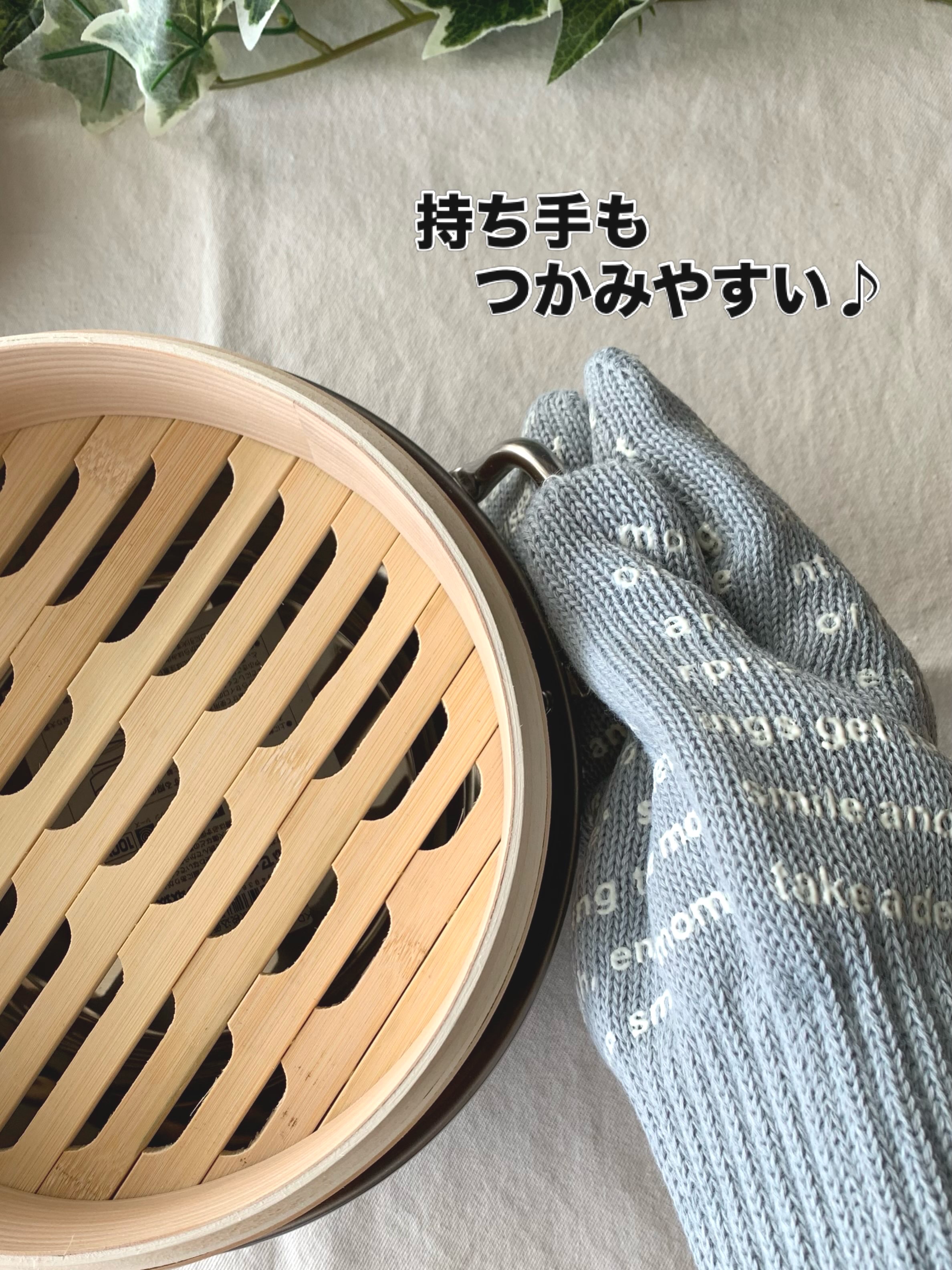 mikachoさんの「212 KITCHEN STORE｜サンベルム 3本指ミトン グレー」を使ったコーディネート