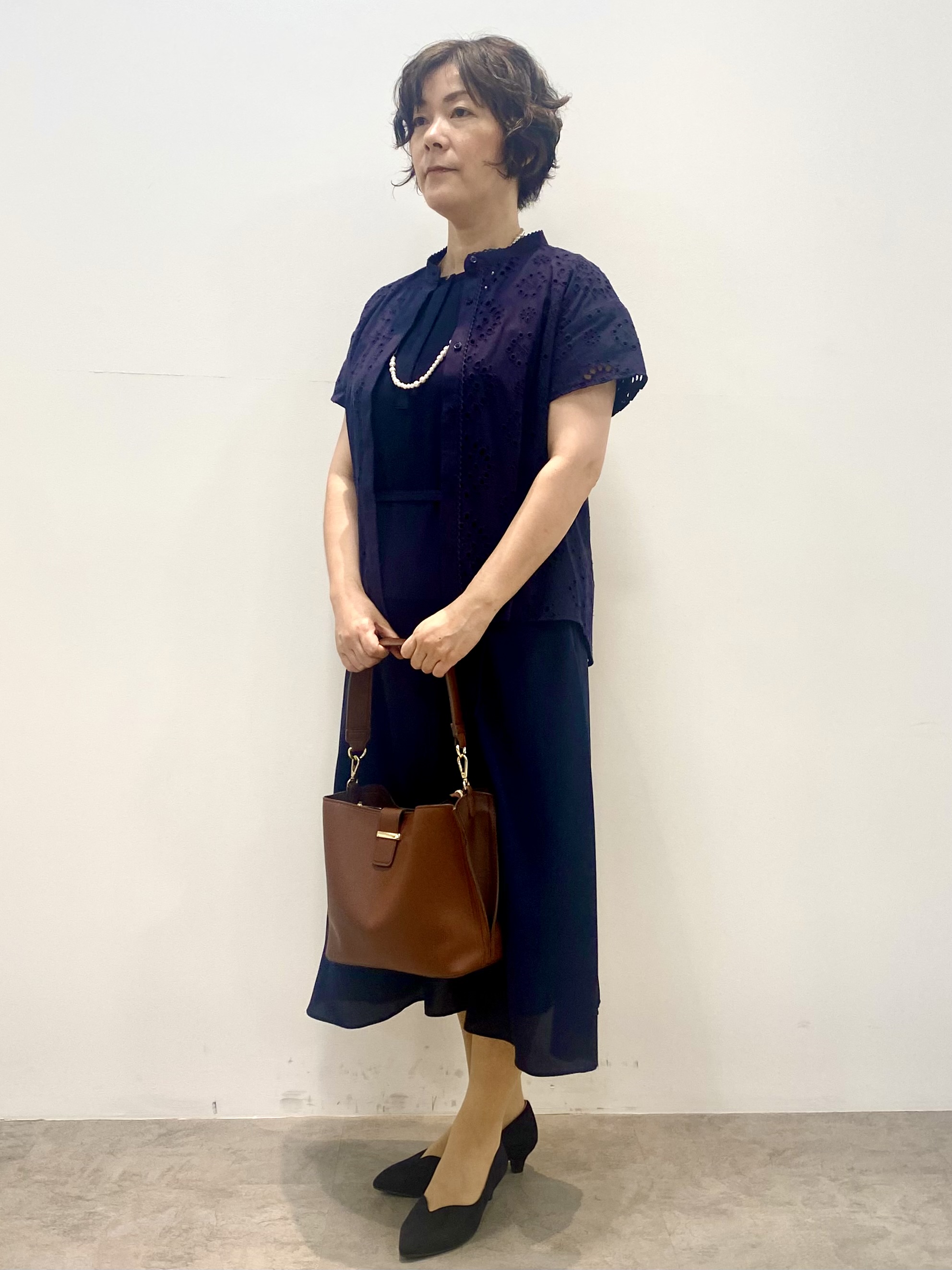 oharaさんの「Reflect｜【手洗い可】プリント柄ワンピース」を使ったコーディネート