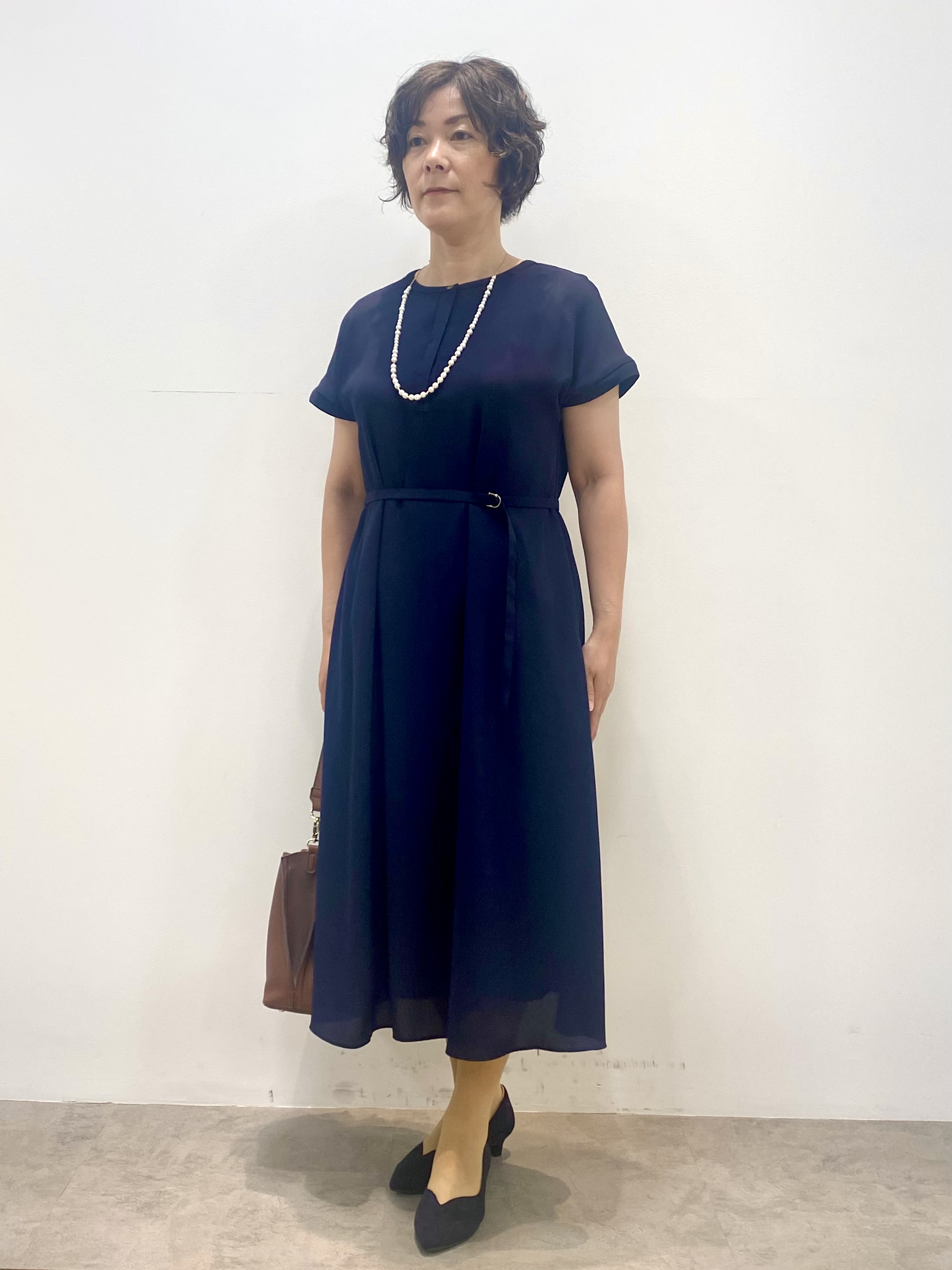 oharaさんの「Reflect｜【UVカット／アンサンブル／手洗い可】バイカラーニットカーディガン」を使ったコーディネート