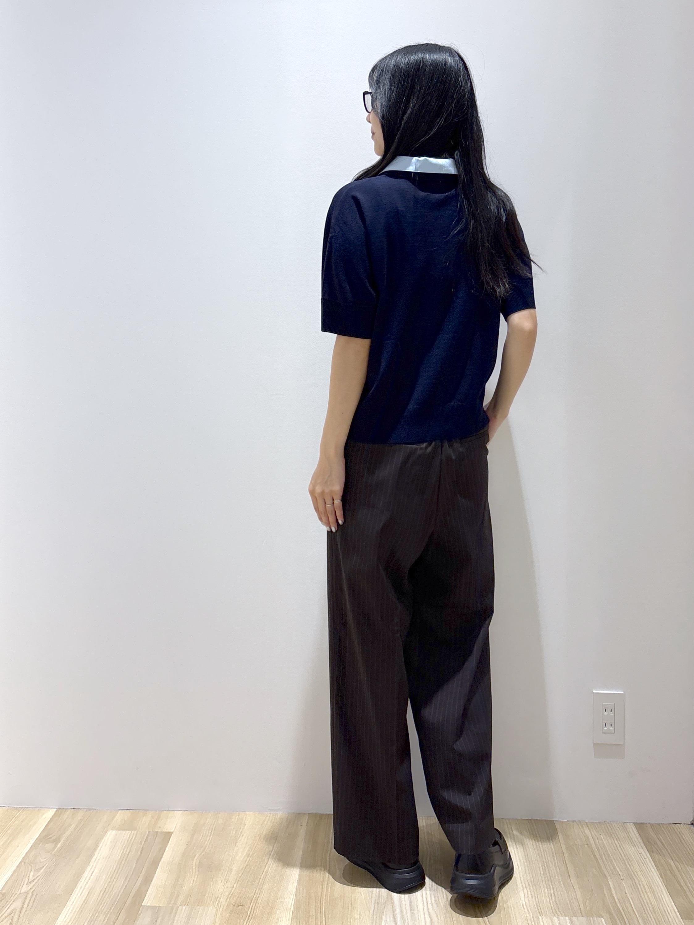 sachikoさんの「OPAQUE.CLIP｜2WAY衿ドッキングニット《洗濯機OK》」を使ったコーディネート