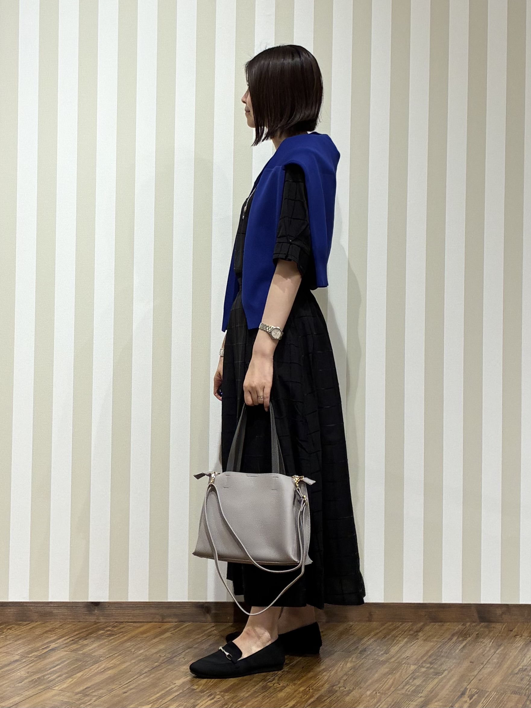 SAOさんの「SHOO･LA･RUE｜【セットアップ可/洗濯機可】軽やかに羽織れる スポンディシュニットカーディガン」を使ったコーディネート