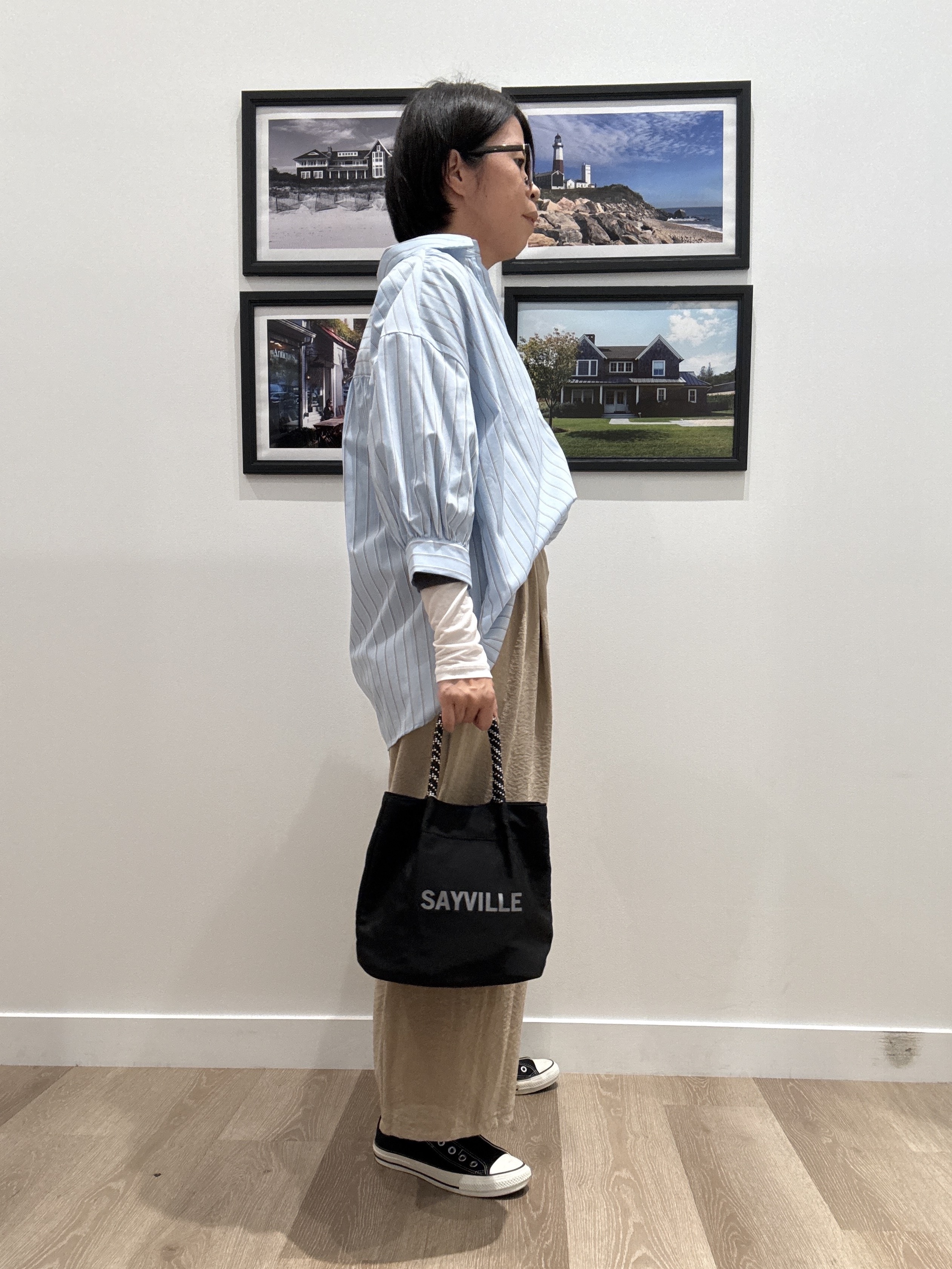 Naoさんの「Dessin｜【調温機能】シアーリブプルオーバー」を使ったコーディネート