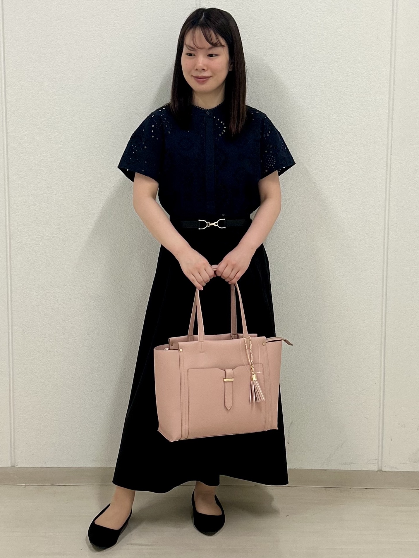 ゆうさんの「Reflect｜【通勤◎】カットワーク刺繍レース シャツブラウス」を使ったコーディネート