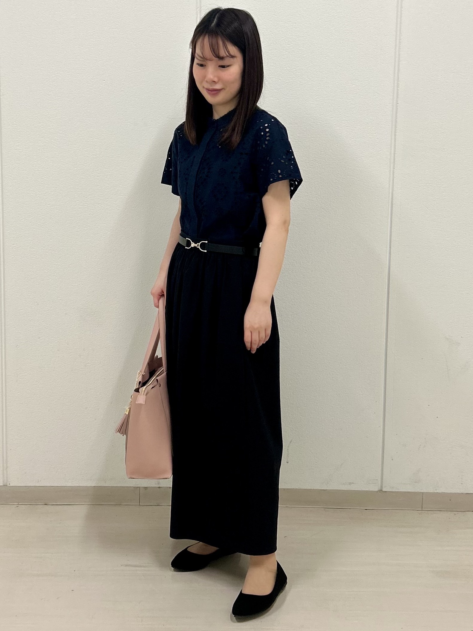ゆうさんの「Reflect｜【通勤◎】カットワーク刺繍レース シャツブラウス」を使ったコーディネート