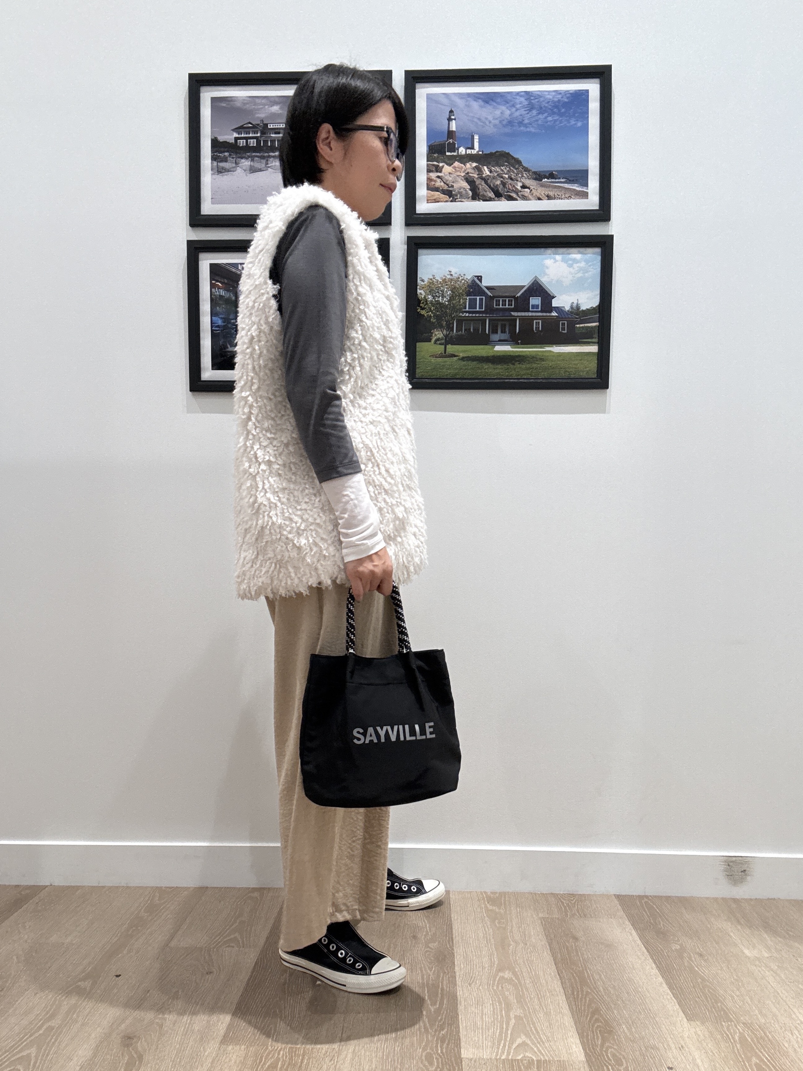 Naoさんの「Dessin｜【調温機能】シアーリブプルオーバー」を使ったコーディネート