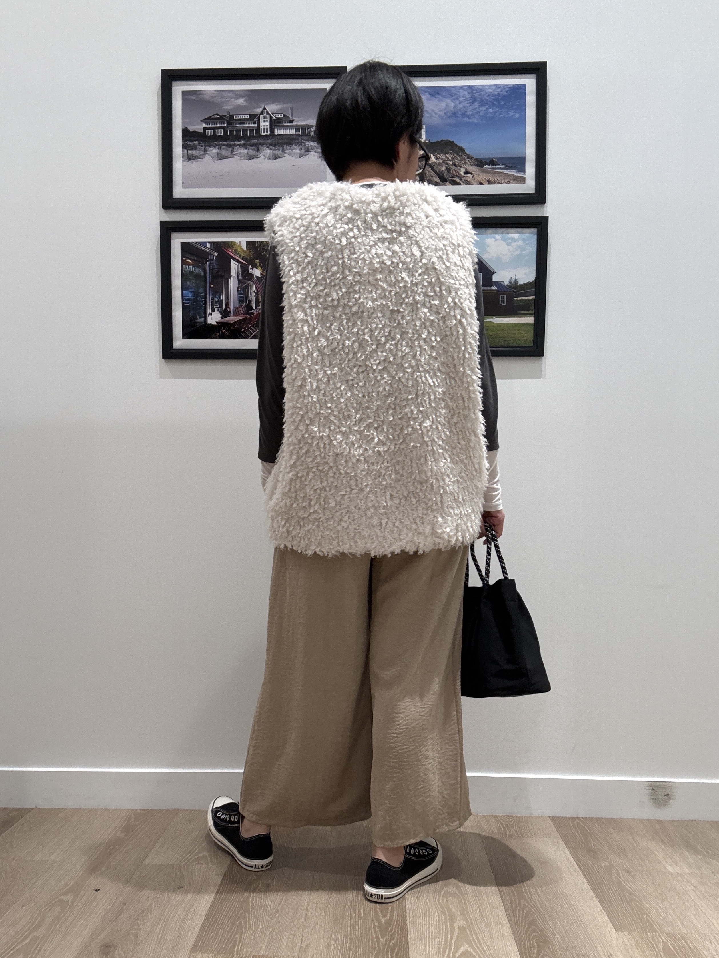 Naoさんの「Dessin｜【調温機能】シアーリブプルオーバー」を使ったコーディネート