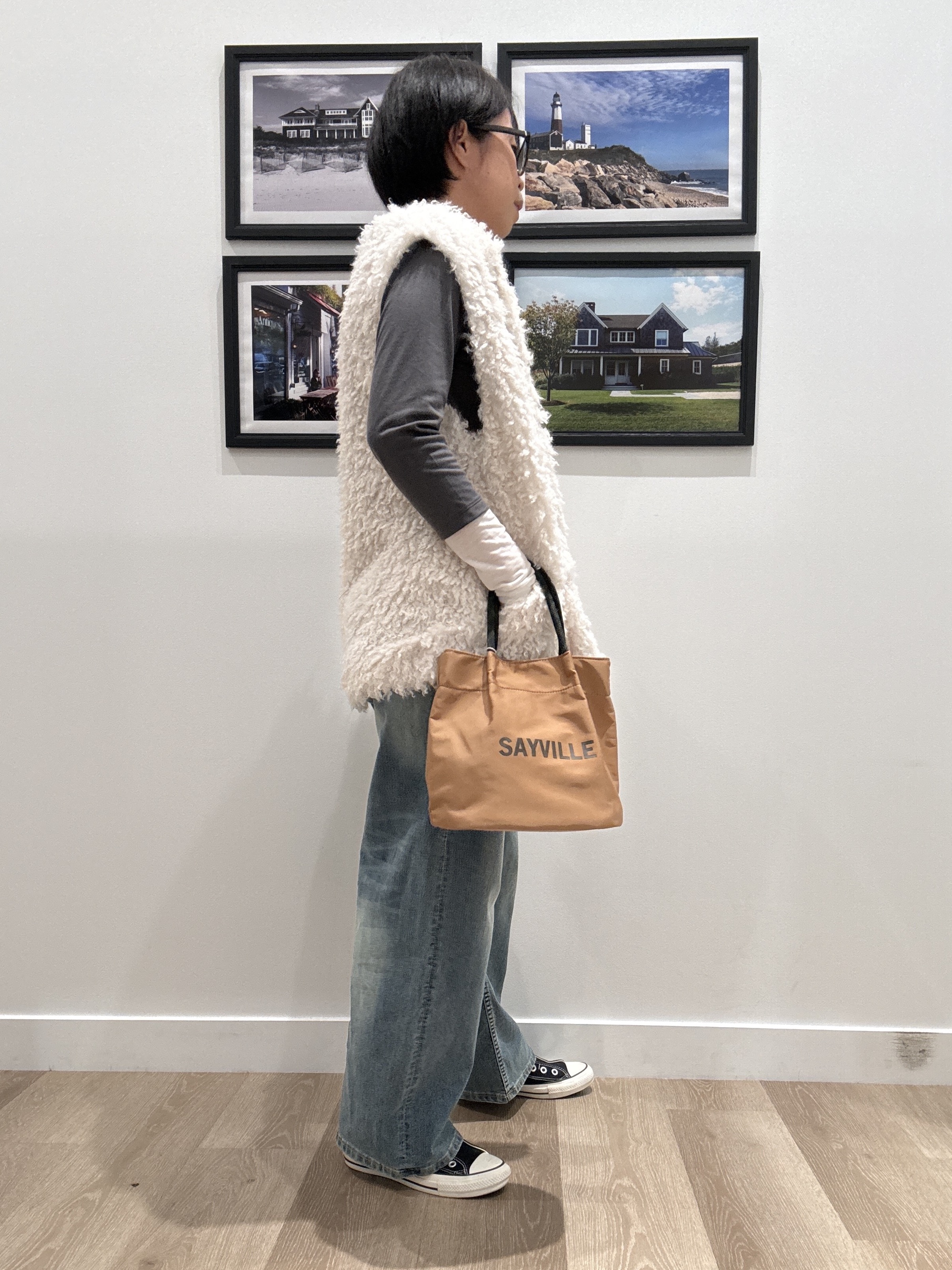 Naoさんの「Dessin｜【調温機能】シアーリブプルオーバー」を使ったコーディネート