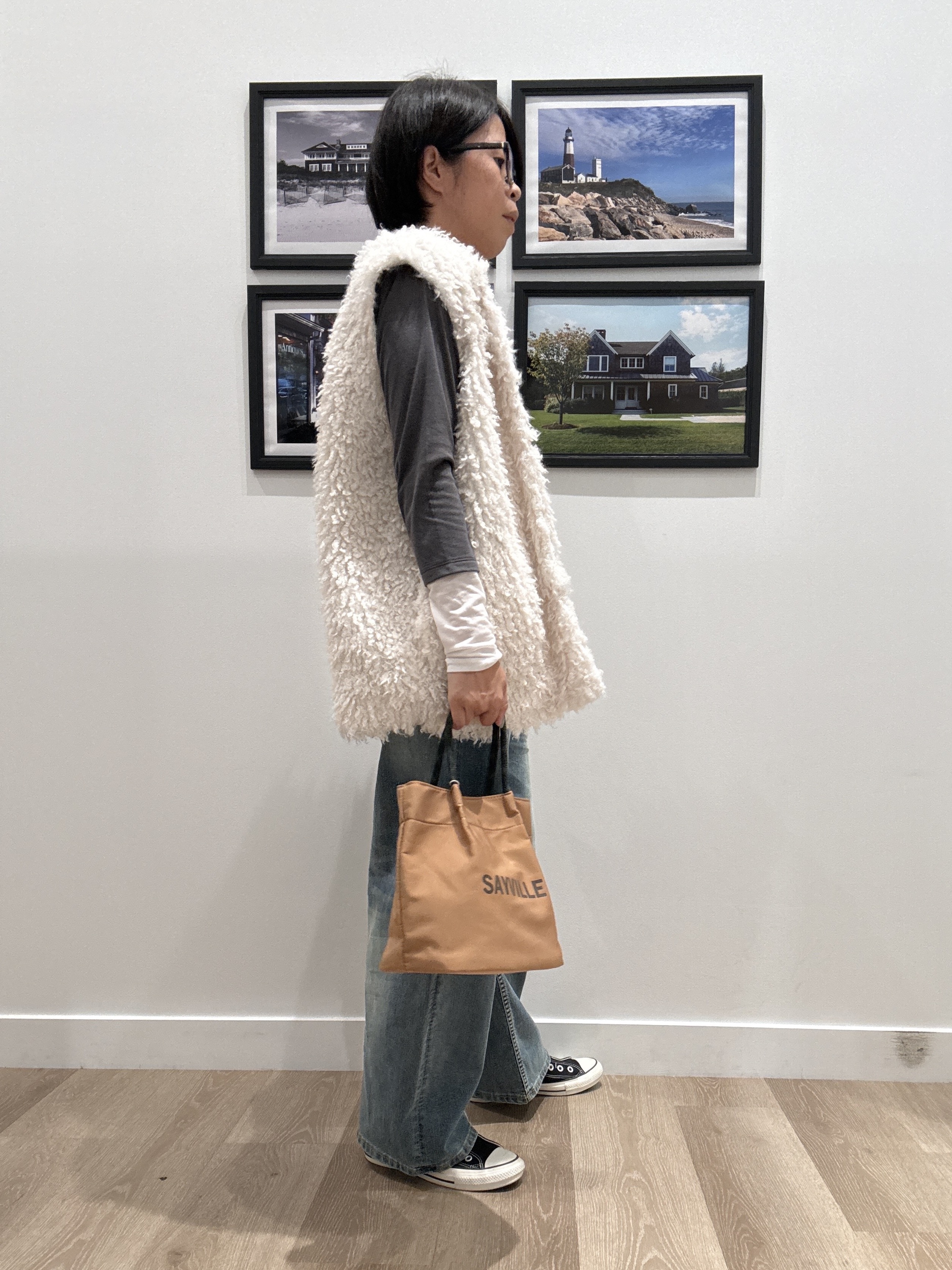 Naoさんの「Dessin｜【調温機能】シアーリブプルオーバー」を使ったコーディネート