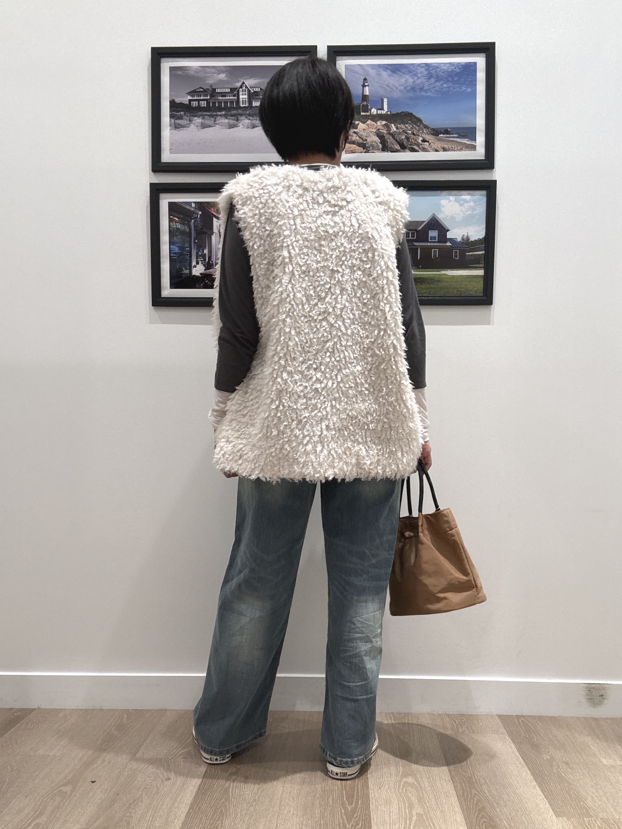 Naoさんの「Dessin｜【調温機能】シアーリブプルオーバー」を使ったコーディネート