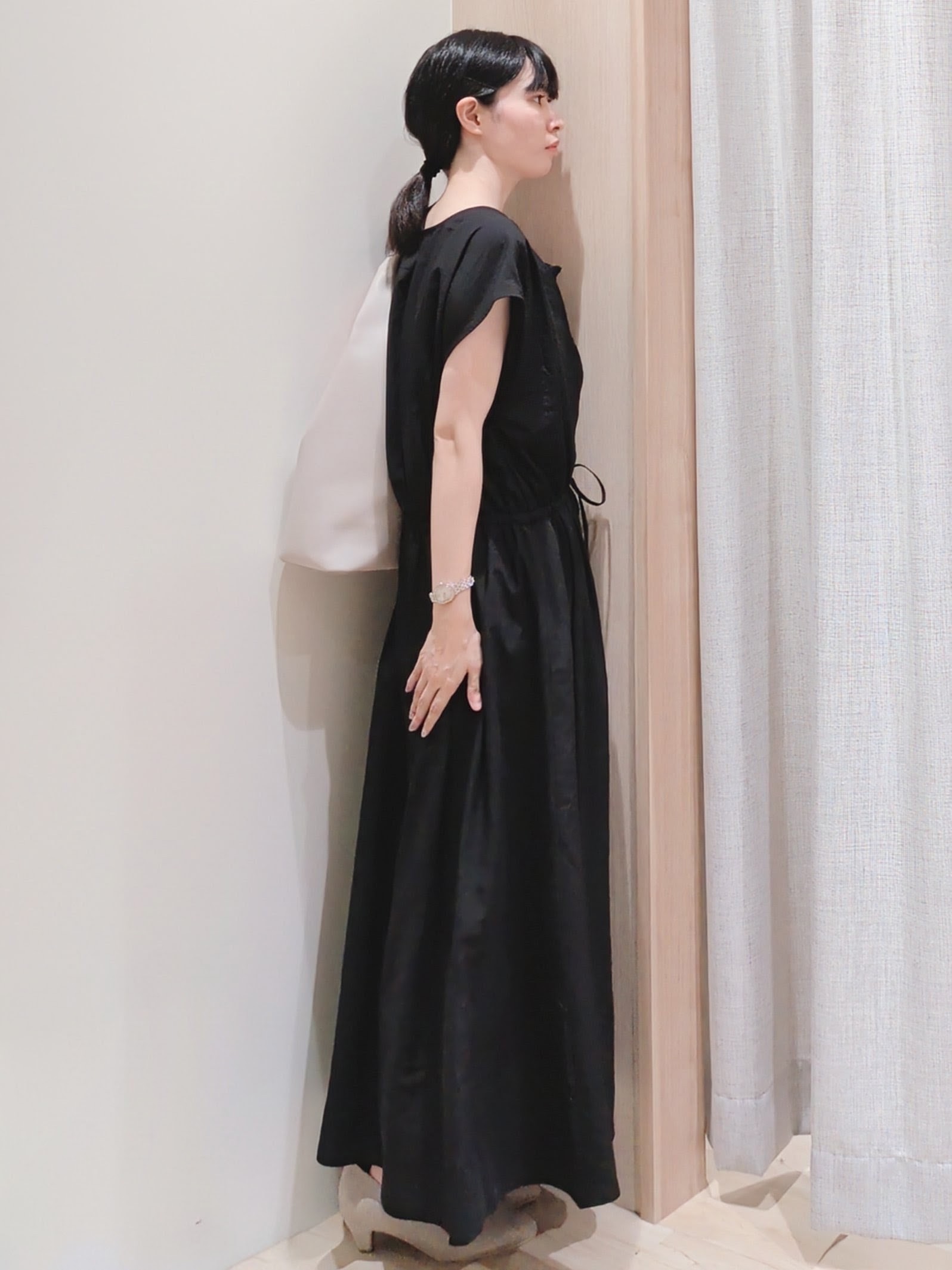 Yuiさんの「grove｜シャーリングキャミレイヤードワンピース」を使ったコーディネート